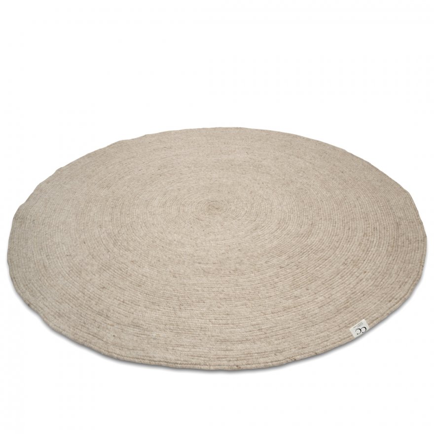 Classic Collection Merino pyöreä villamatto Oat Ø 160