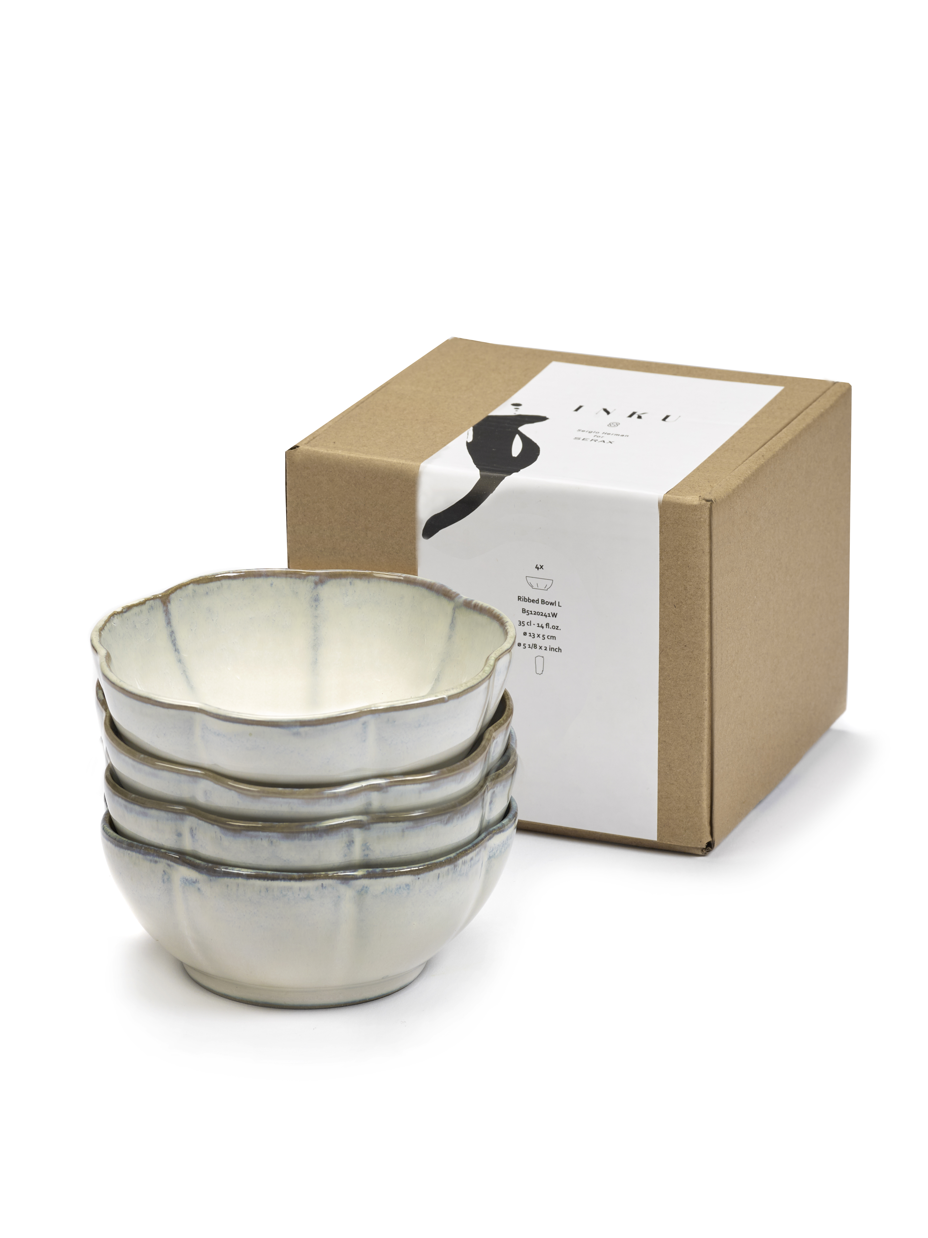 Serax Inku Kulho Valkoinen 13cm