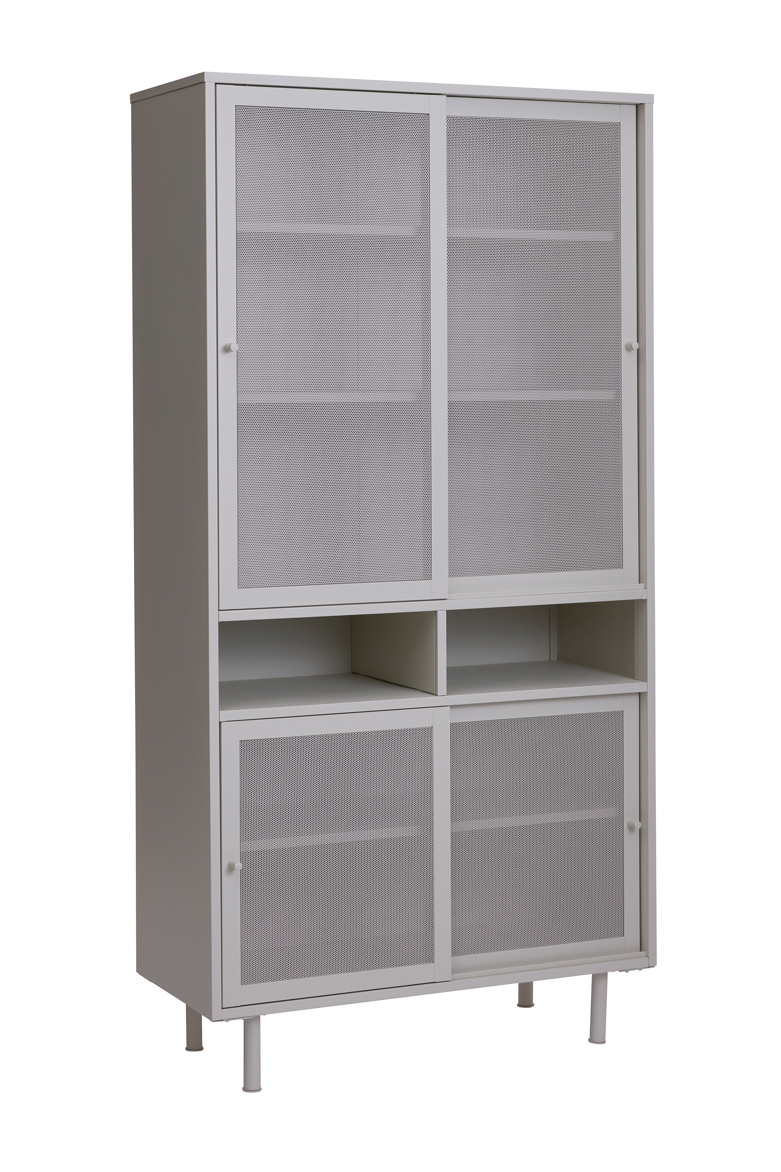 Nordic Home - Isaac Skåp Greige 180cm - Grå