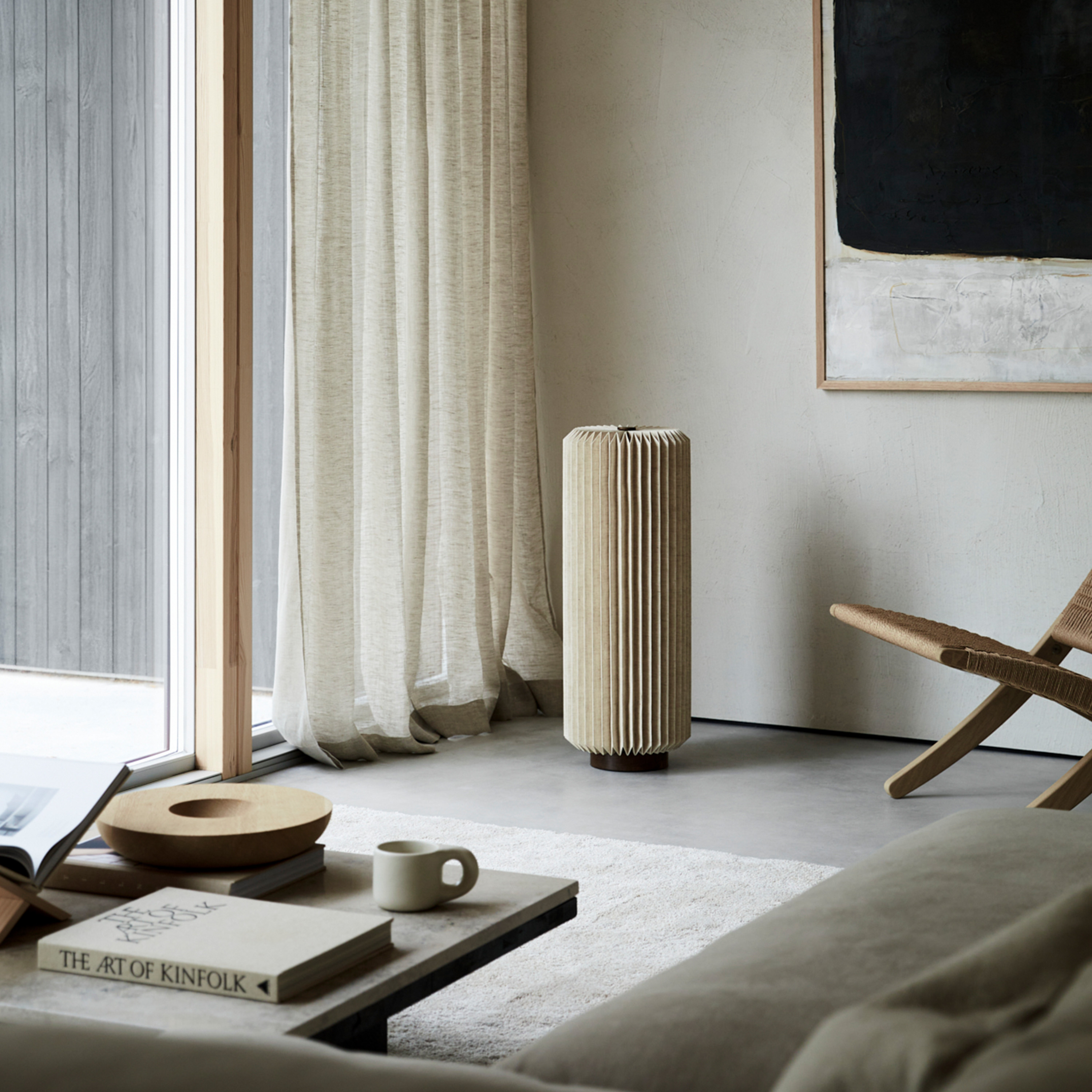 Watt &amp; Veke Alba Gulvlampe Natural 72cm