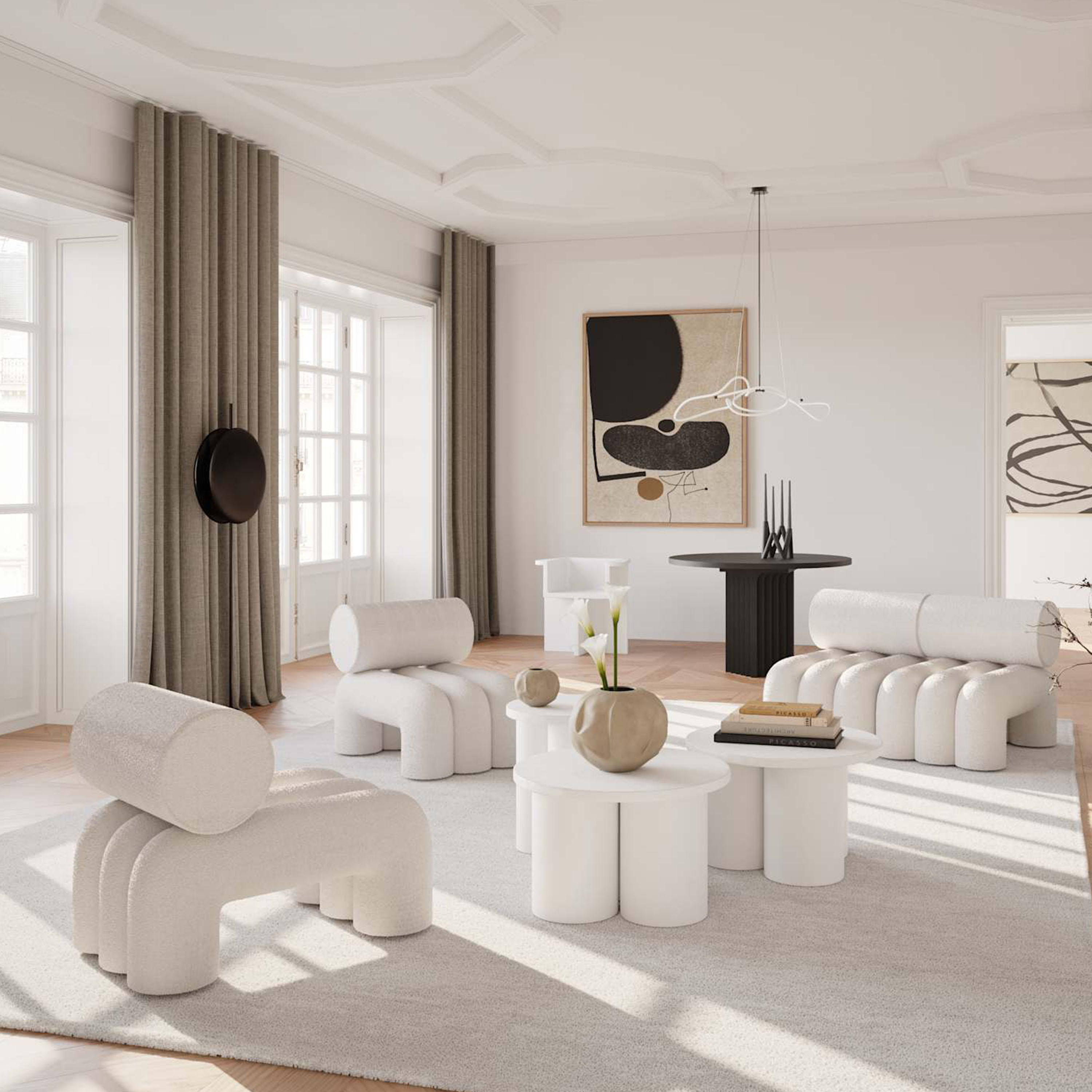 101 Copenhagen Ghost Taklampa Neon Mini 116x62