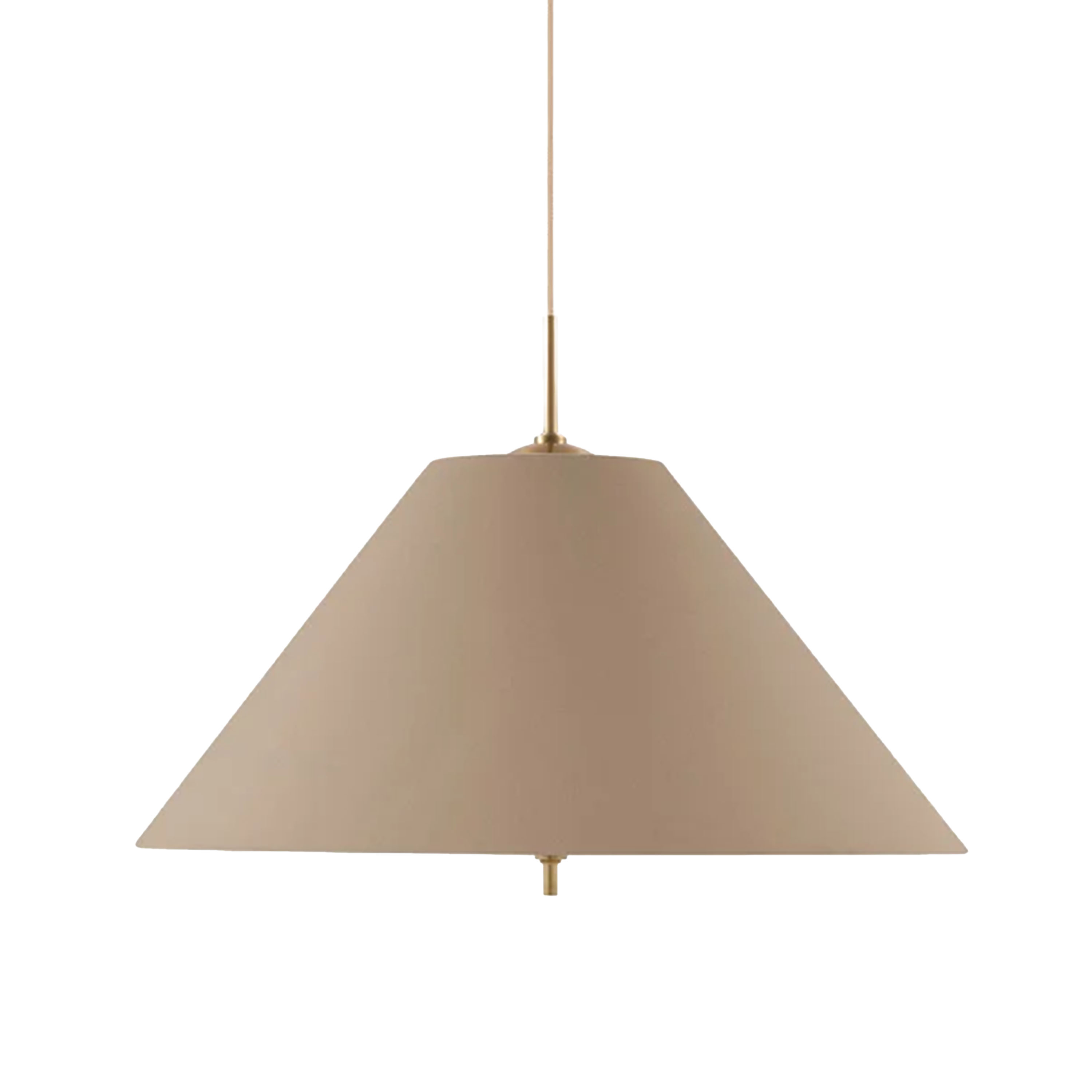 Iris Taklampe Mocha Ø50