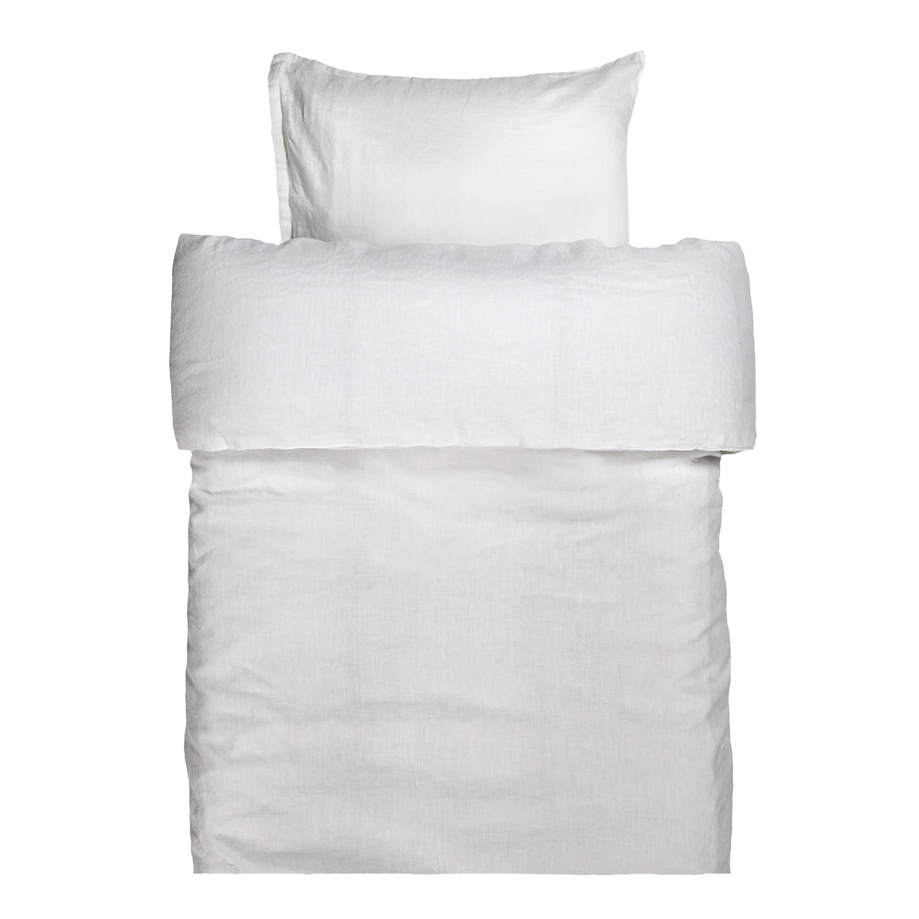 Sunrise Påslakan Linne White Dubbel