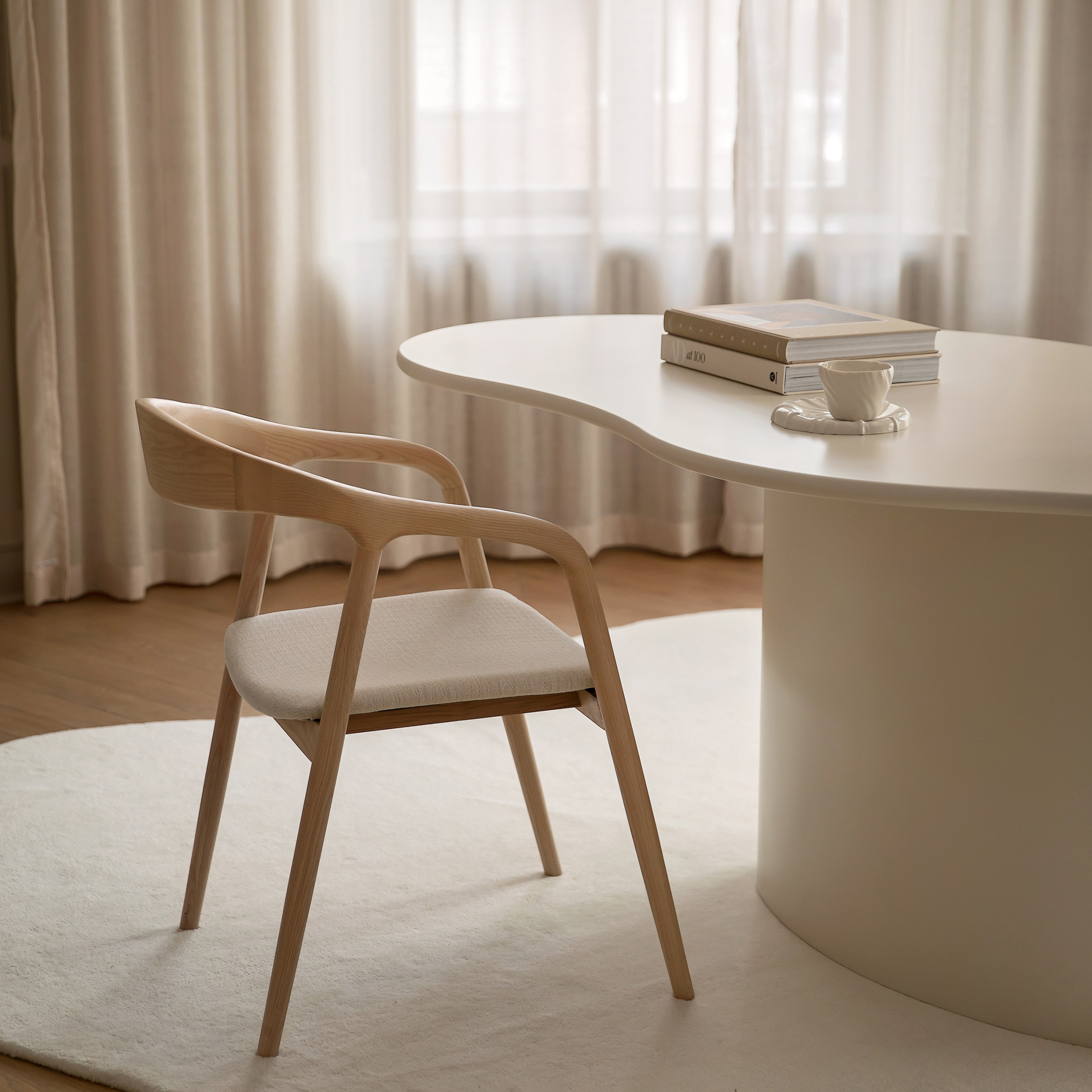 Sleepo Collection Sunday Matbord Creme 230cm