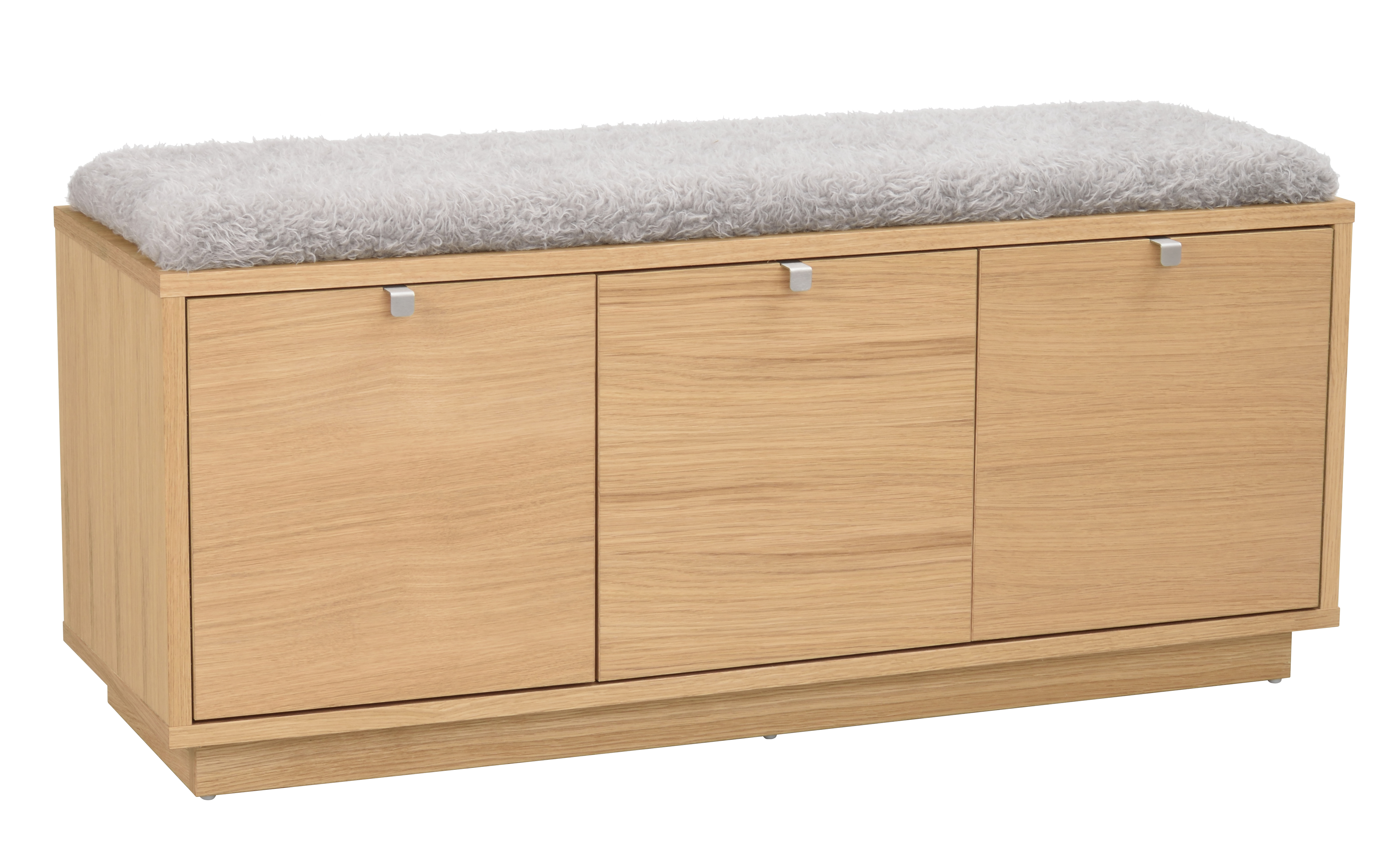 Confetti Bänk 3 Ek/Ljusgrå