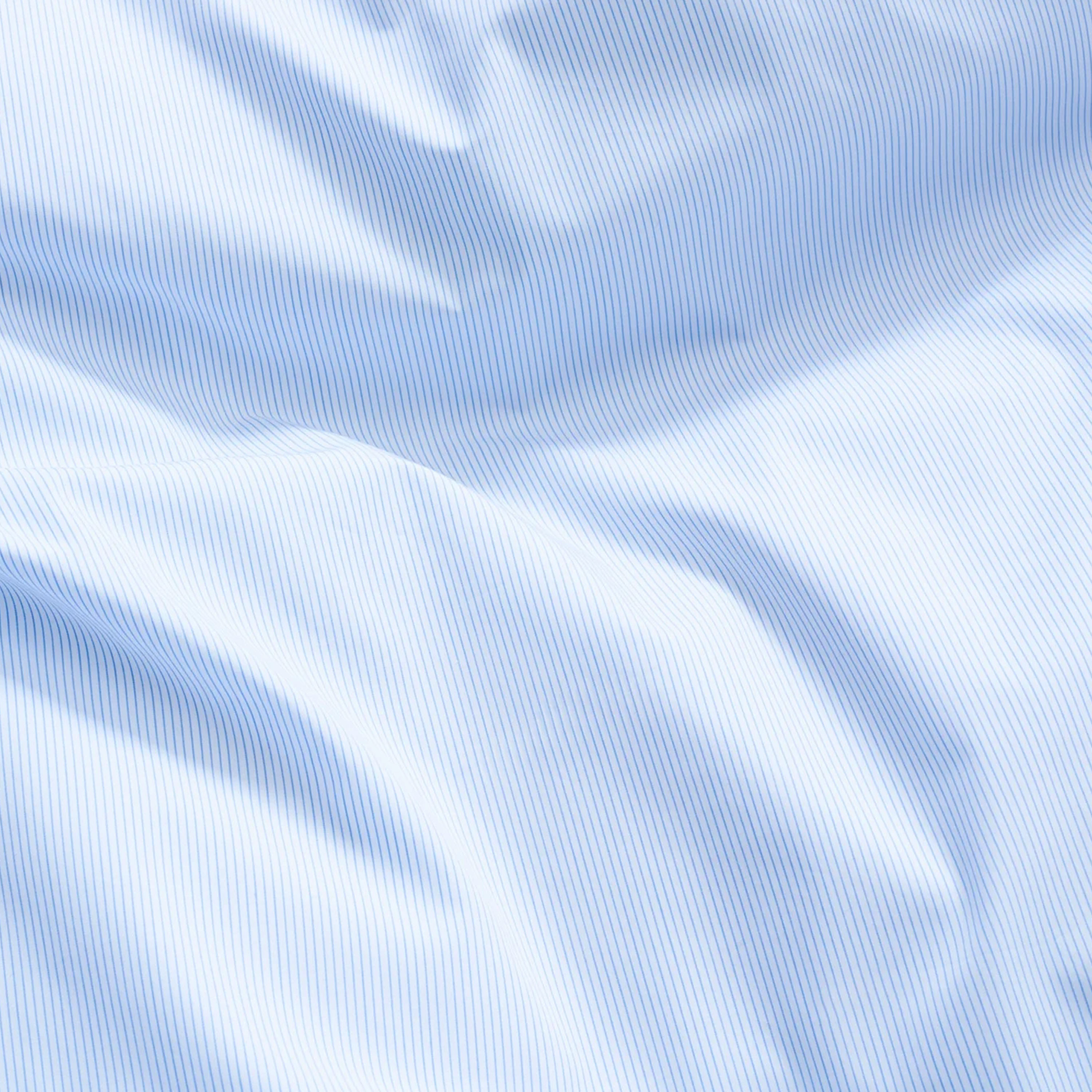 Magniberg Wall Street Poplin Putetrekk Light Blue Stripes 50x60