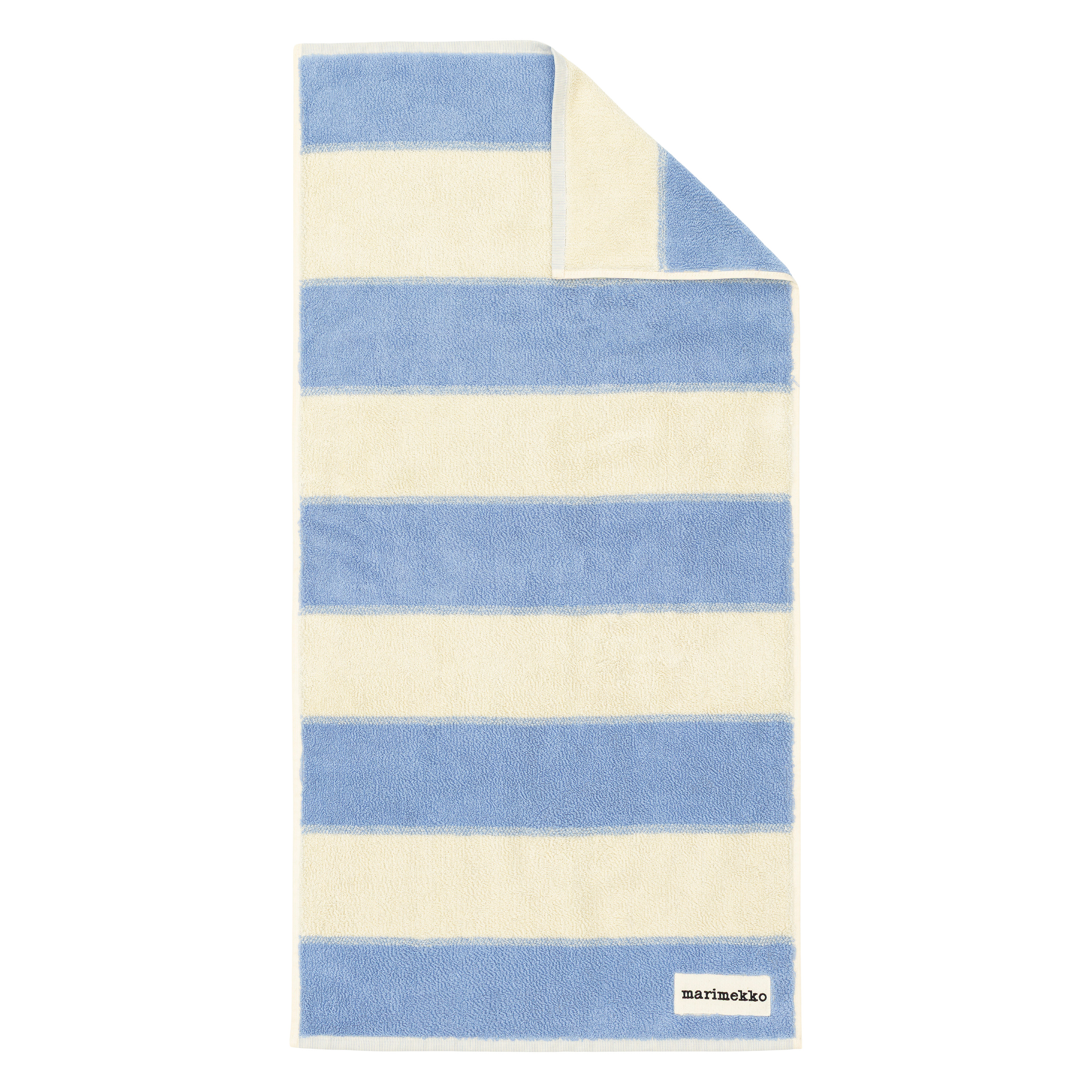 Marimekko Galleria Handtuch Hellblau/Melone 50x100