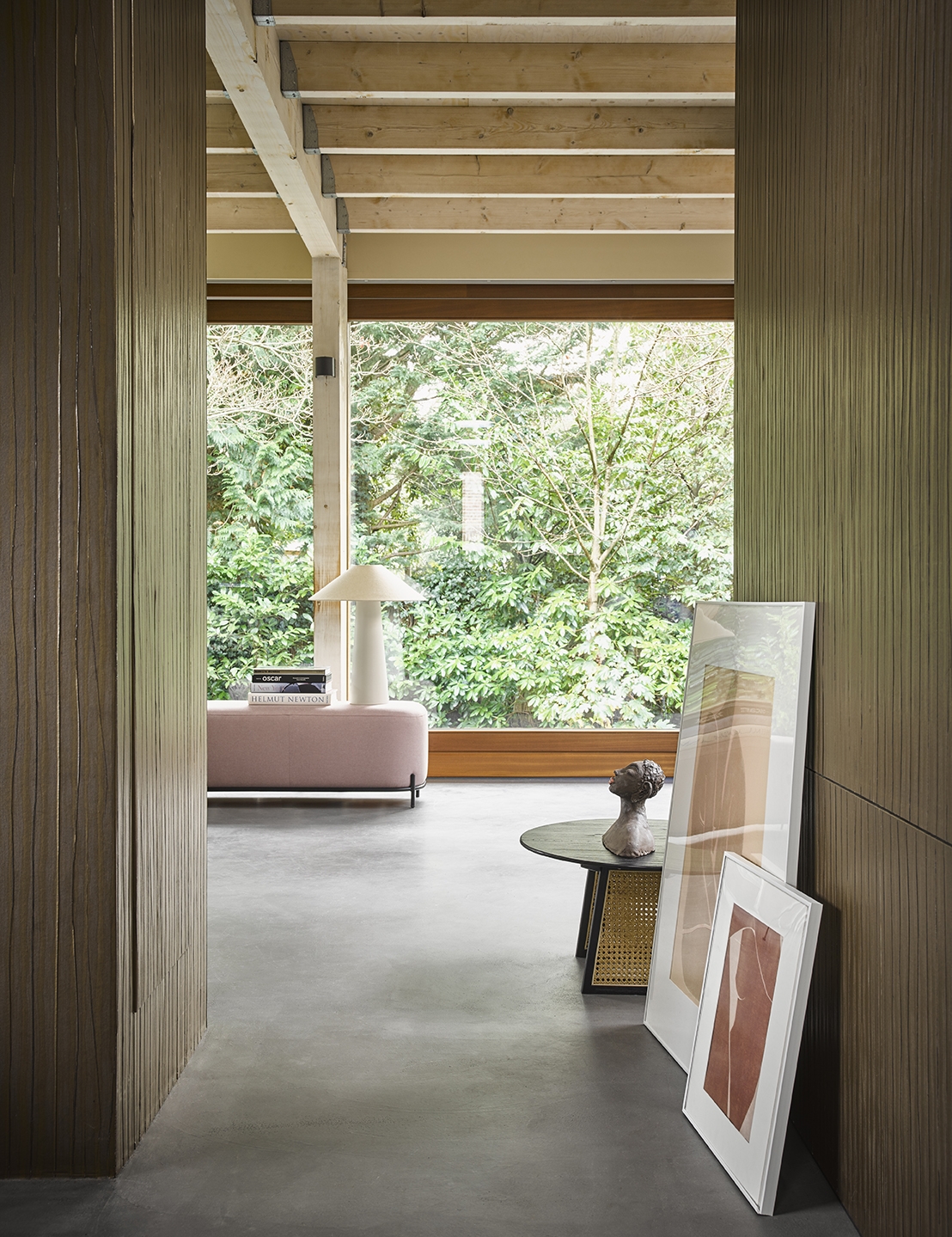 HKliving Cone lampunjalka vaaleanharmaa 55cm