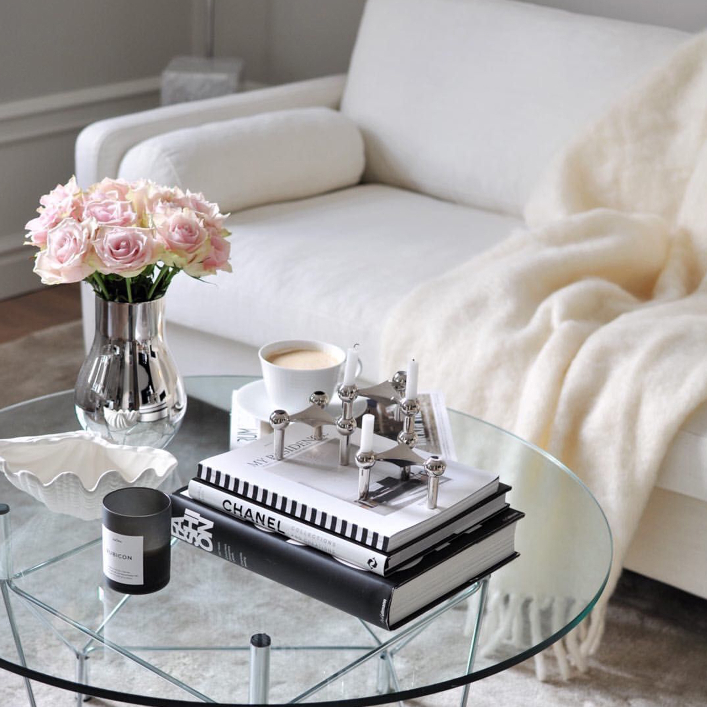 Stackelbergs Luxury Kid Mohair Pläd Pure White