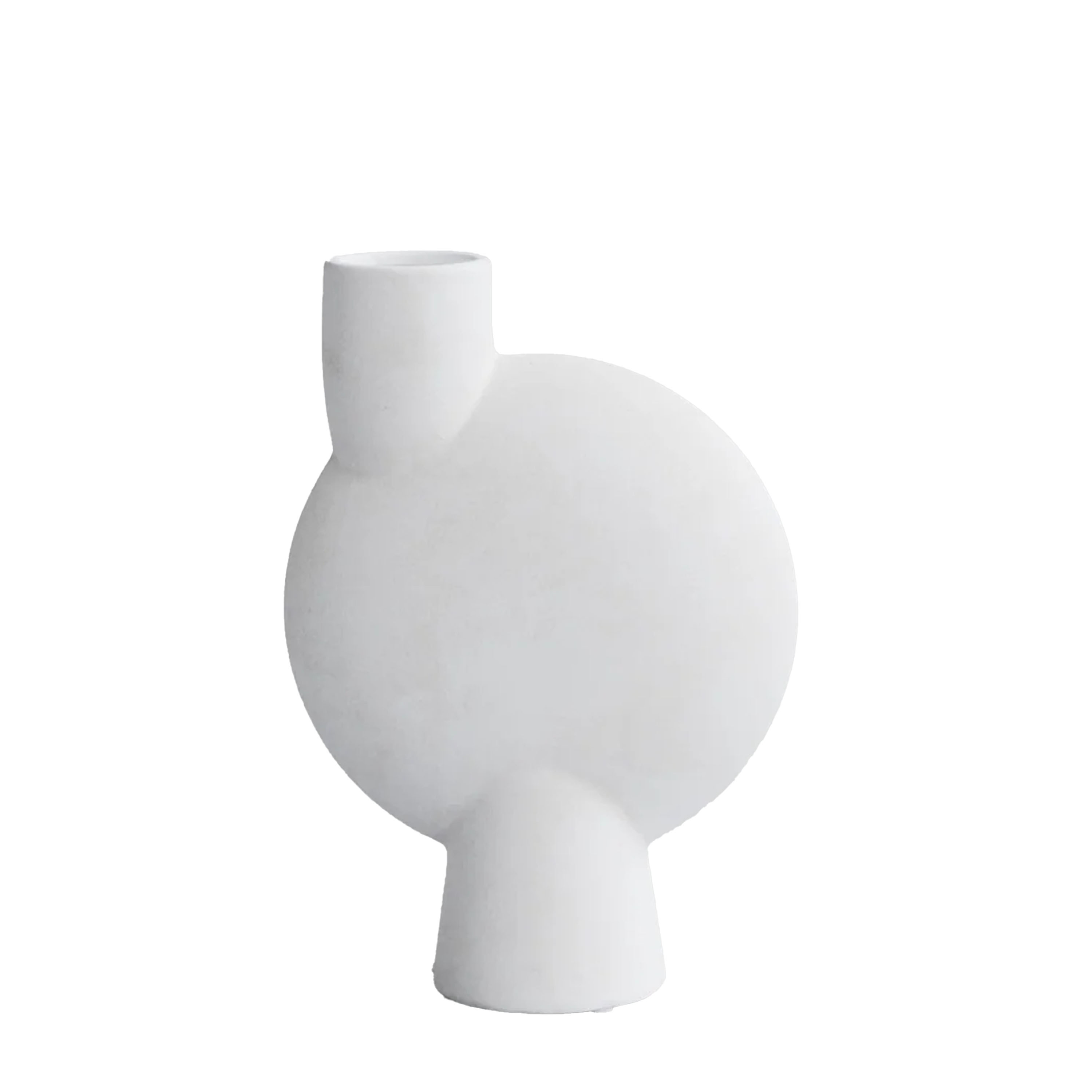 Sphere Vas Bubl Bone White Medio
