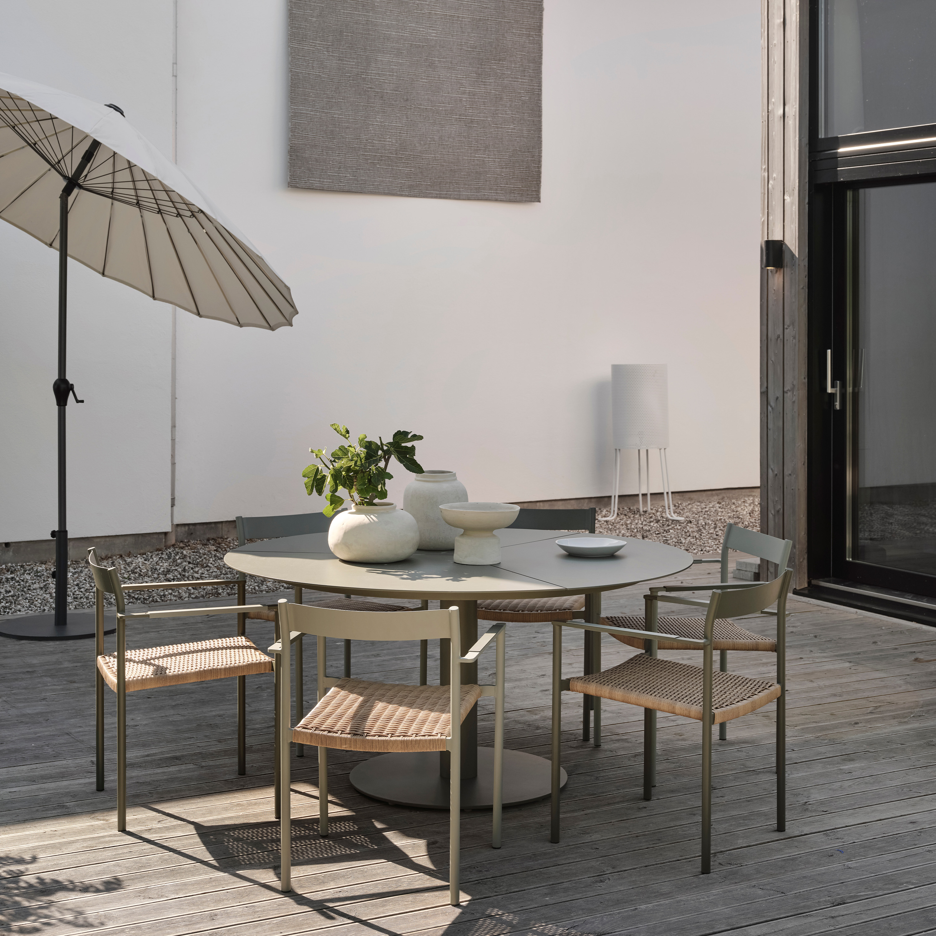 Brafab DK Karmstol Dusty Green/Natur