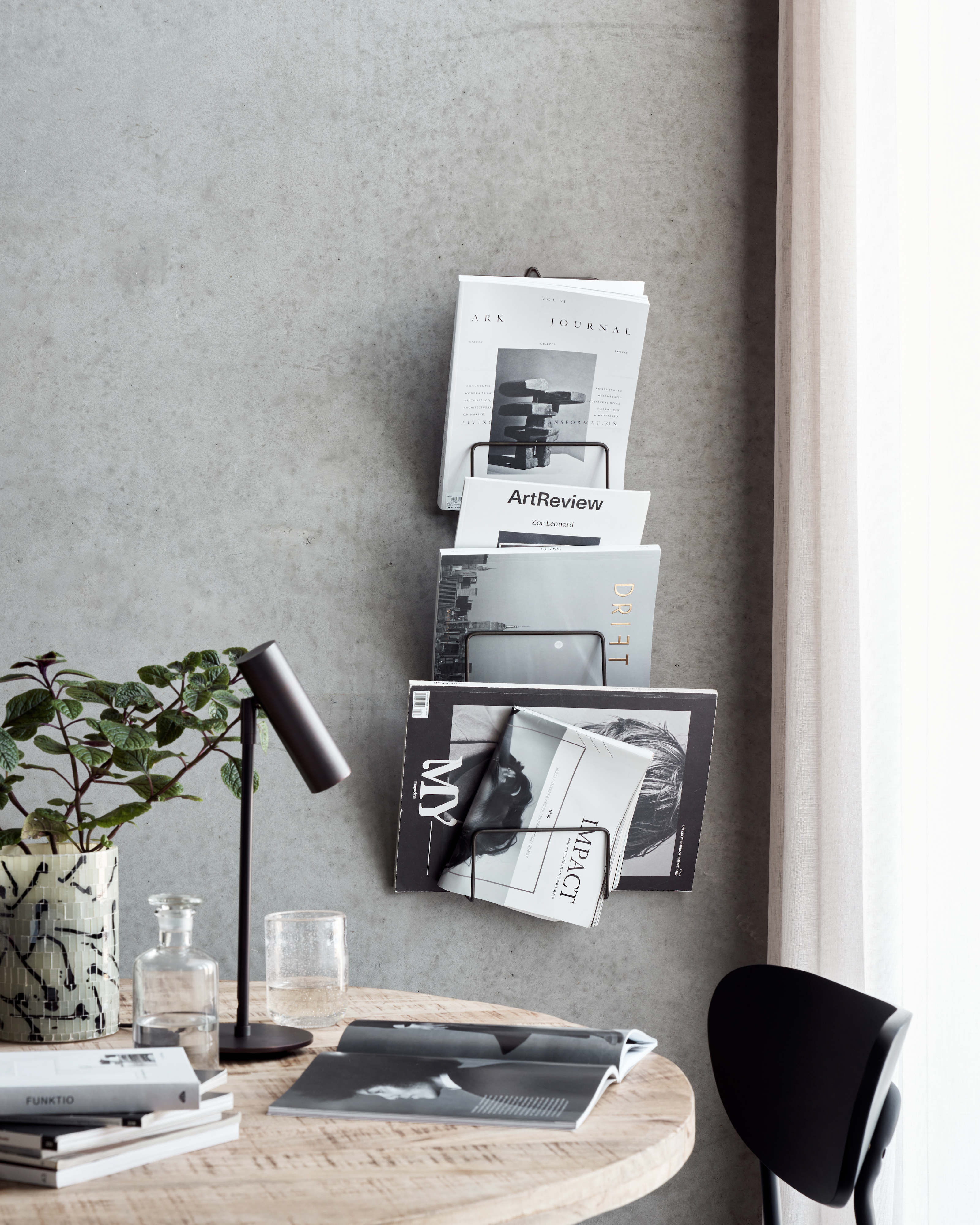 House Doctor Mag Tidningsställ Antik Brun