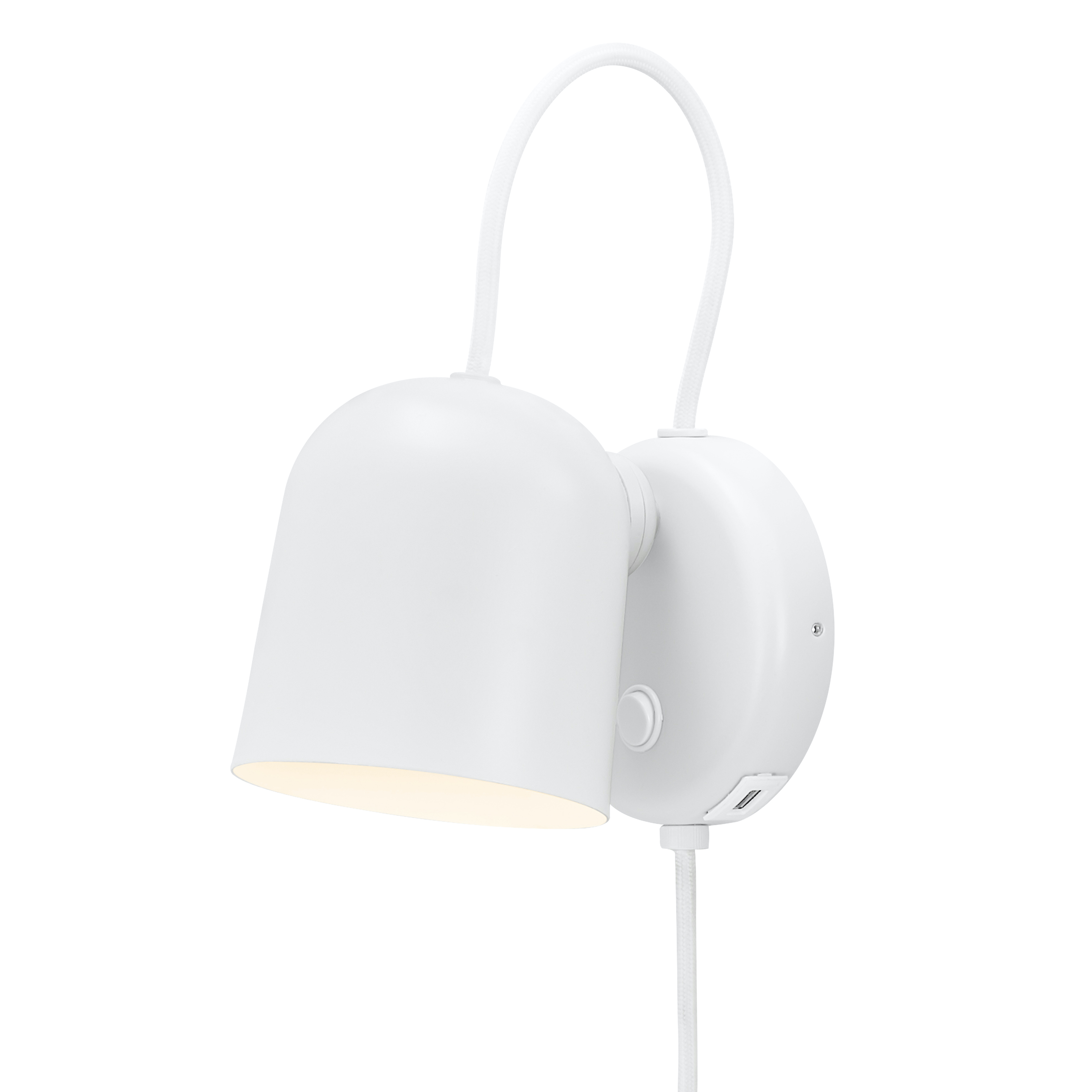 Design For The People - Angle Vägglampa Vit/Telegrå