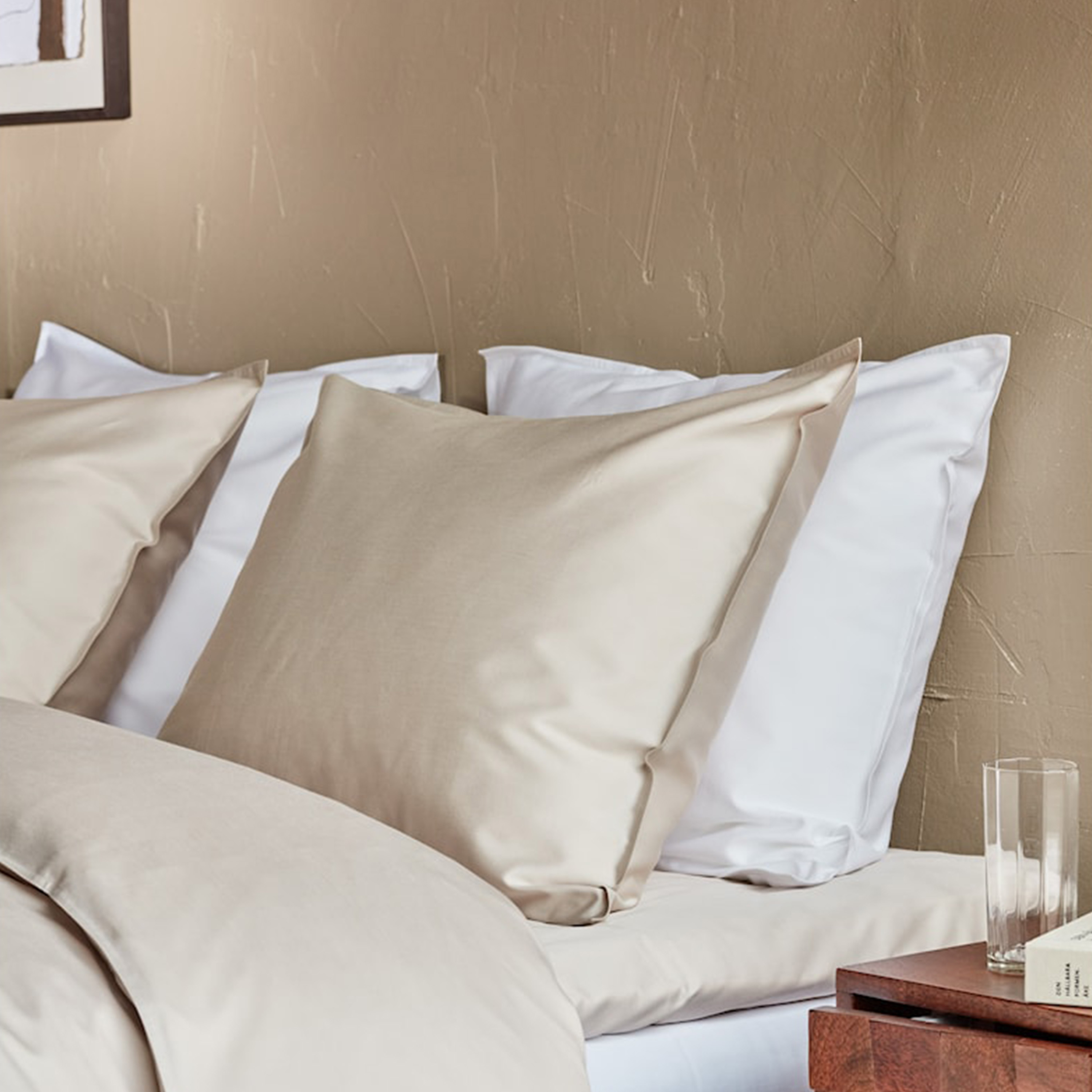 Read the Label Satin Påslakan Sand Enkel