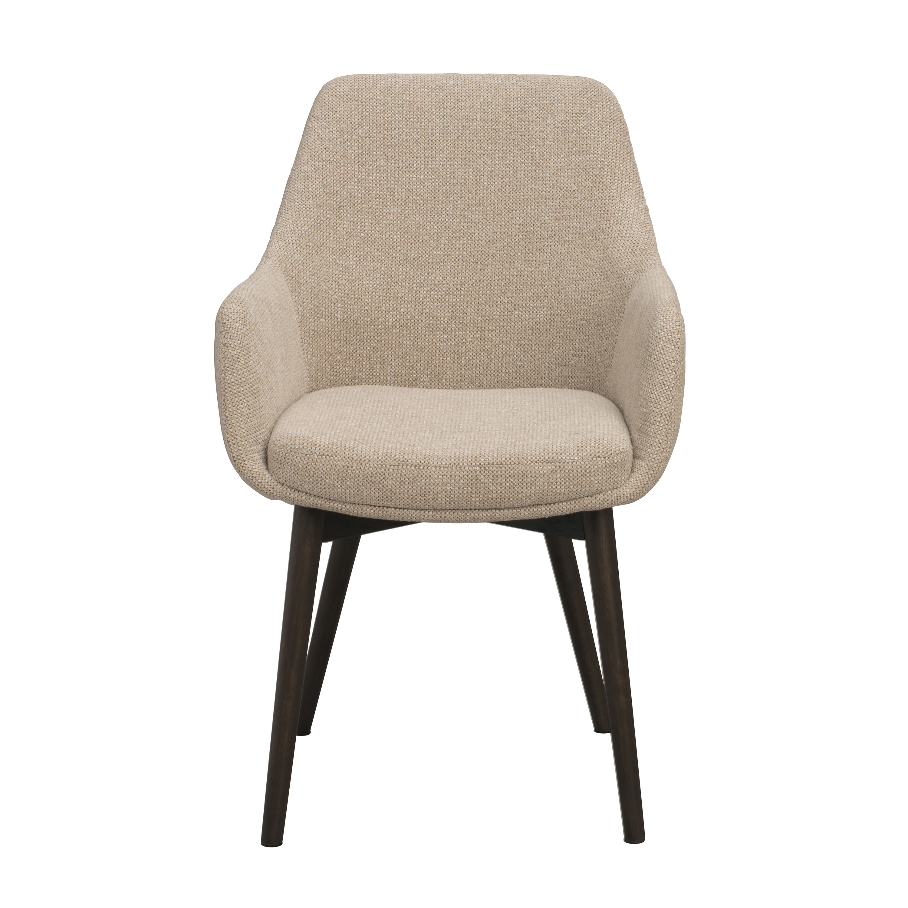 Denley Karmstol Ljusbeige/Brun