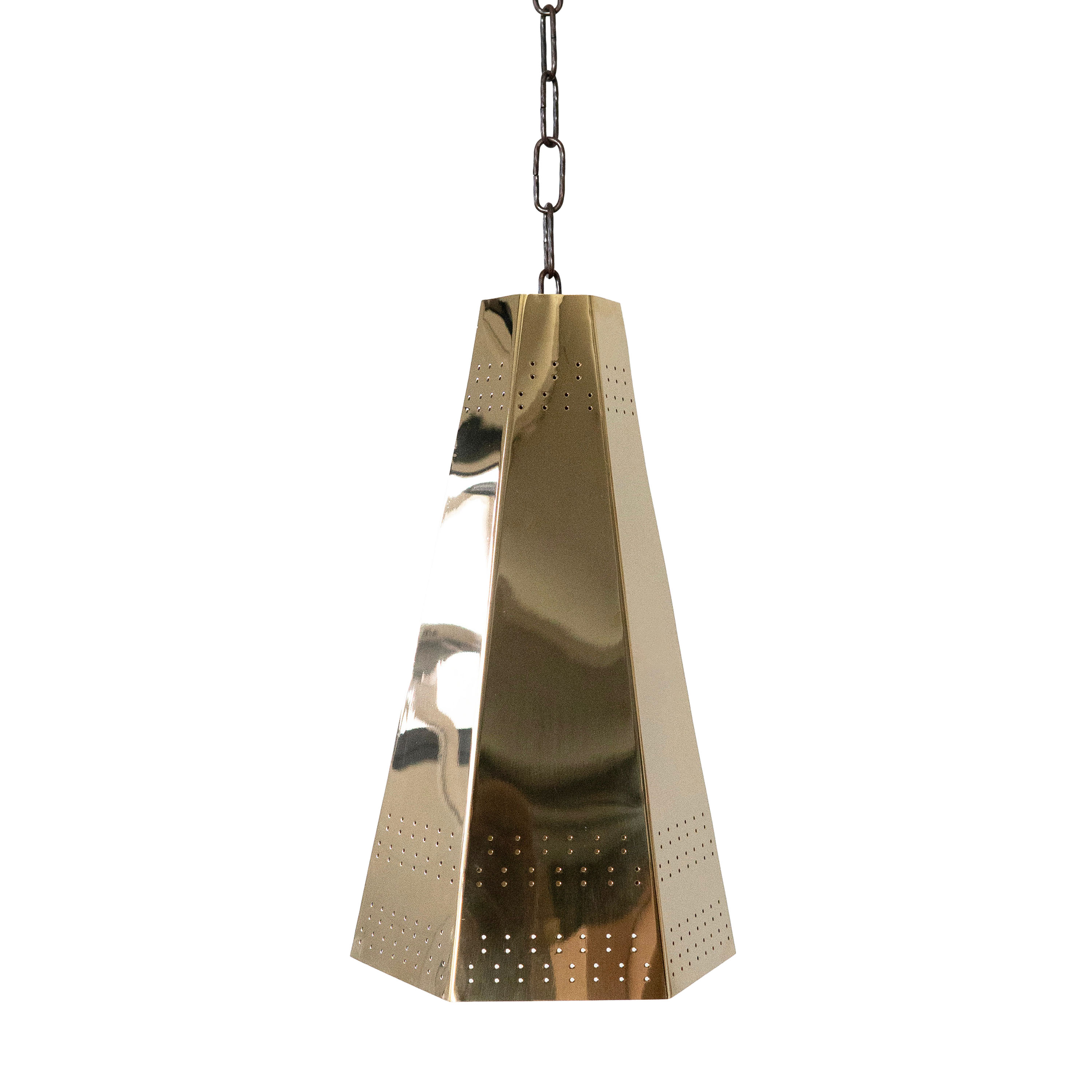 Bowie Taklampa Brass