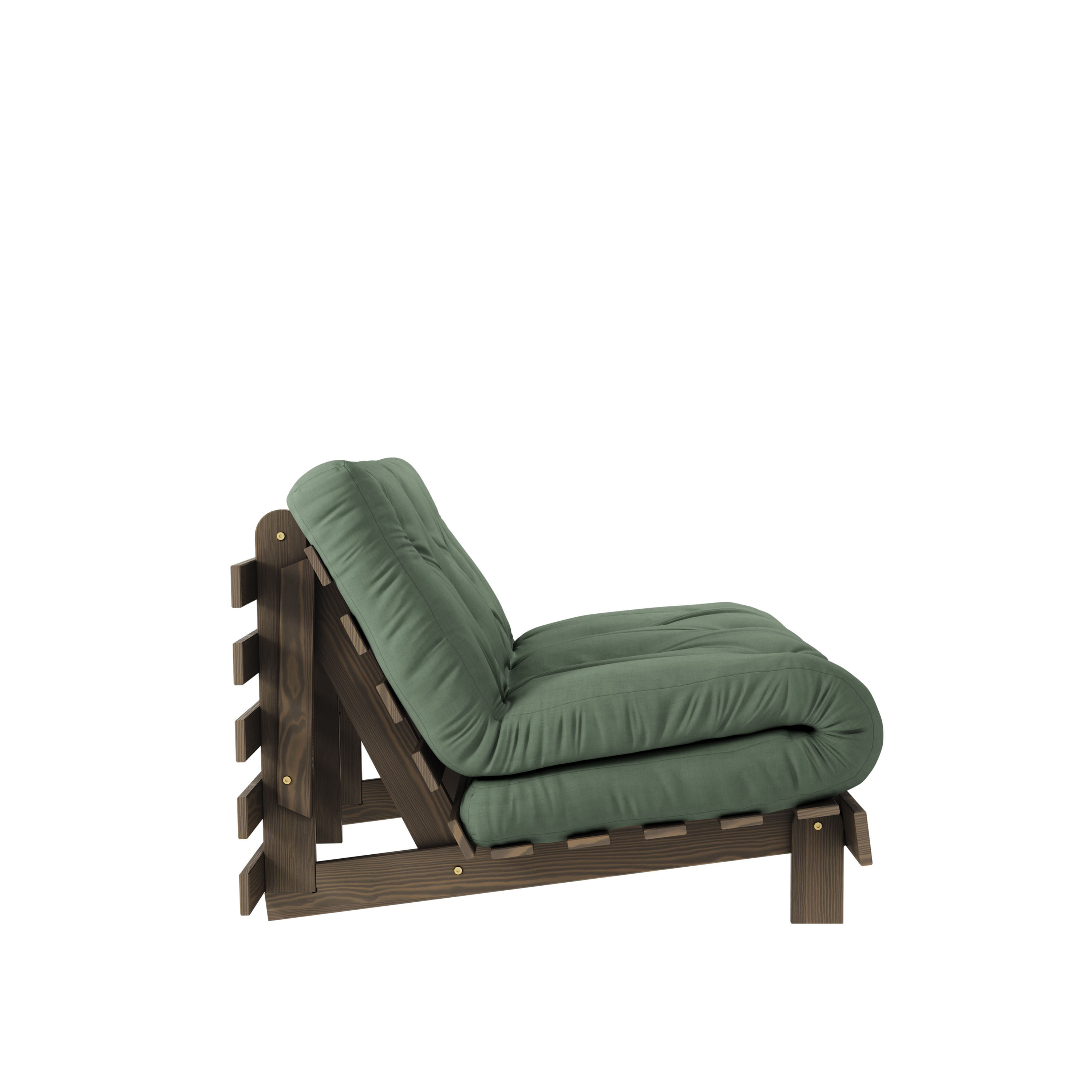 Karup Design Roots Vuodesohva Ruskea/Olive Green 140cm