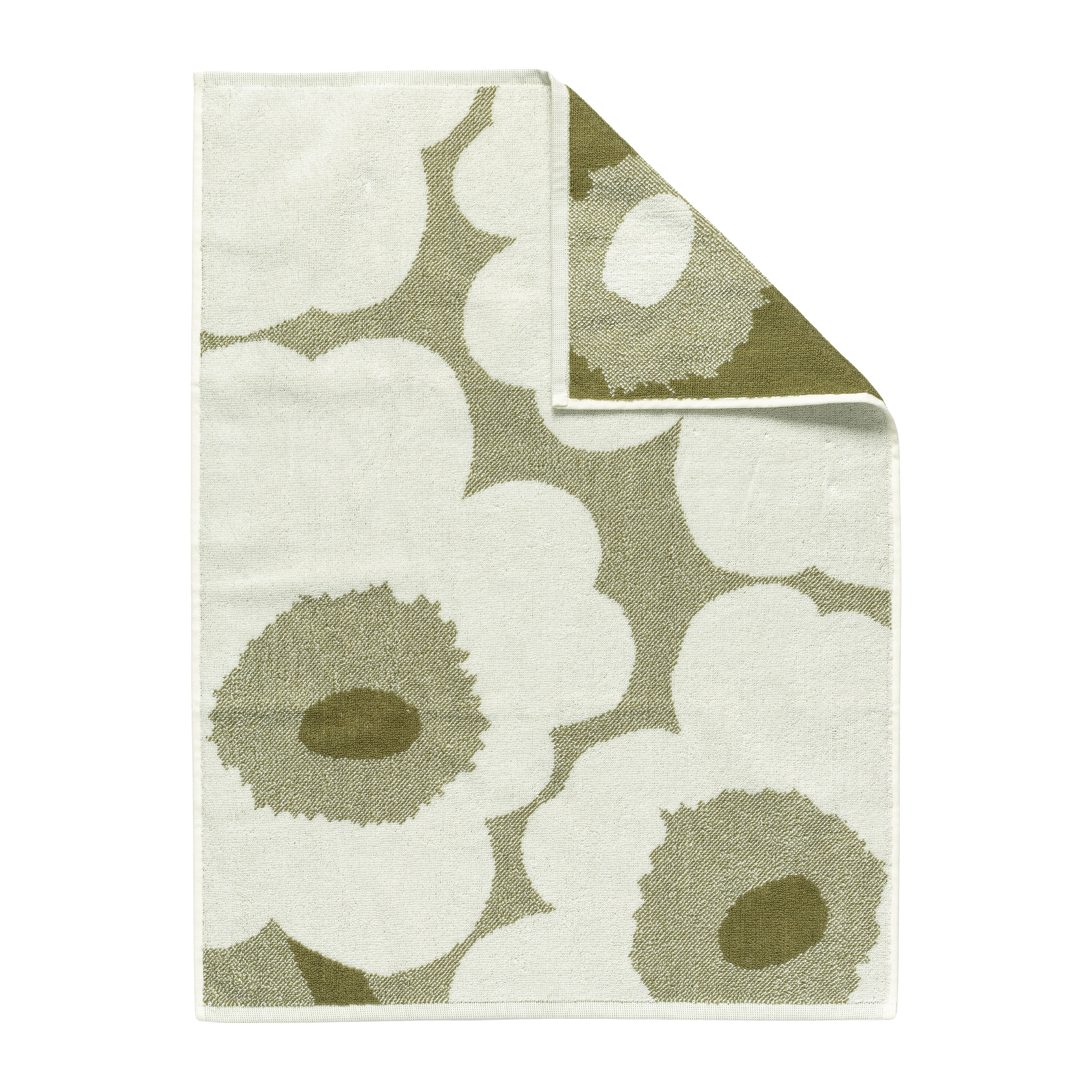 Marimekko Unikko Handduk Green Umber 50x70