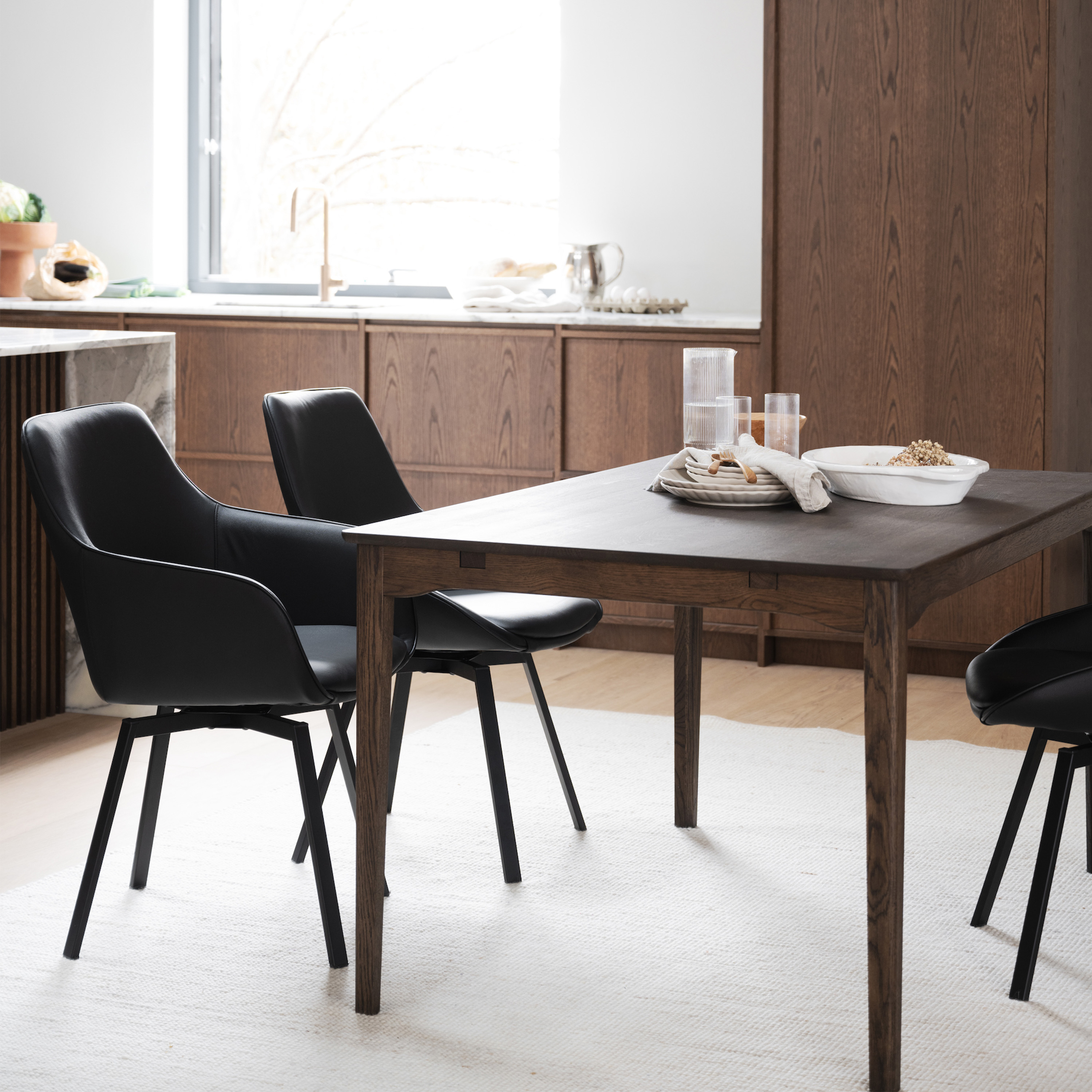 Rowico Home Markham Matbord Brun 140cm