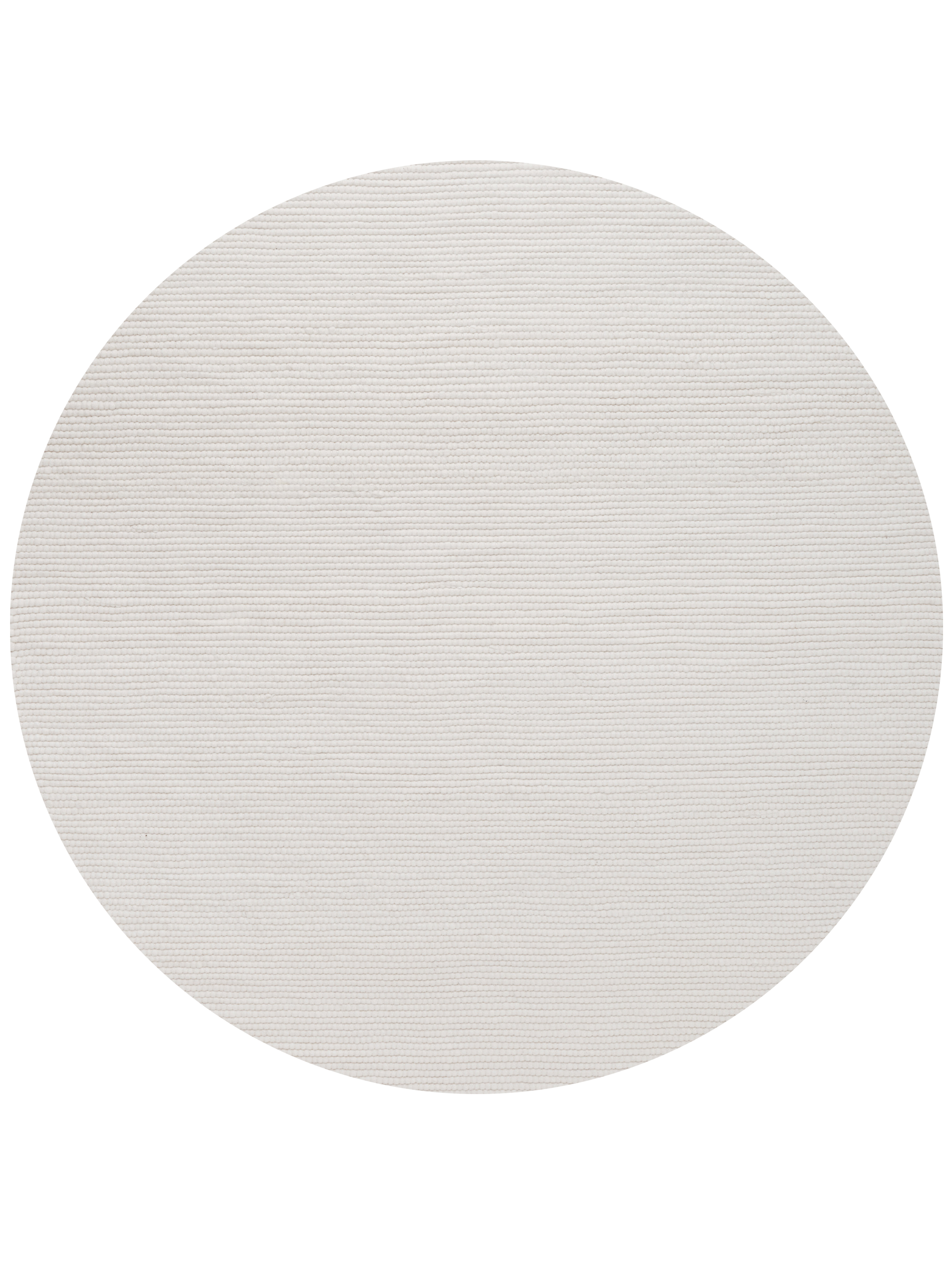 Agner Rund Ullmatta White Ø240