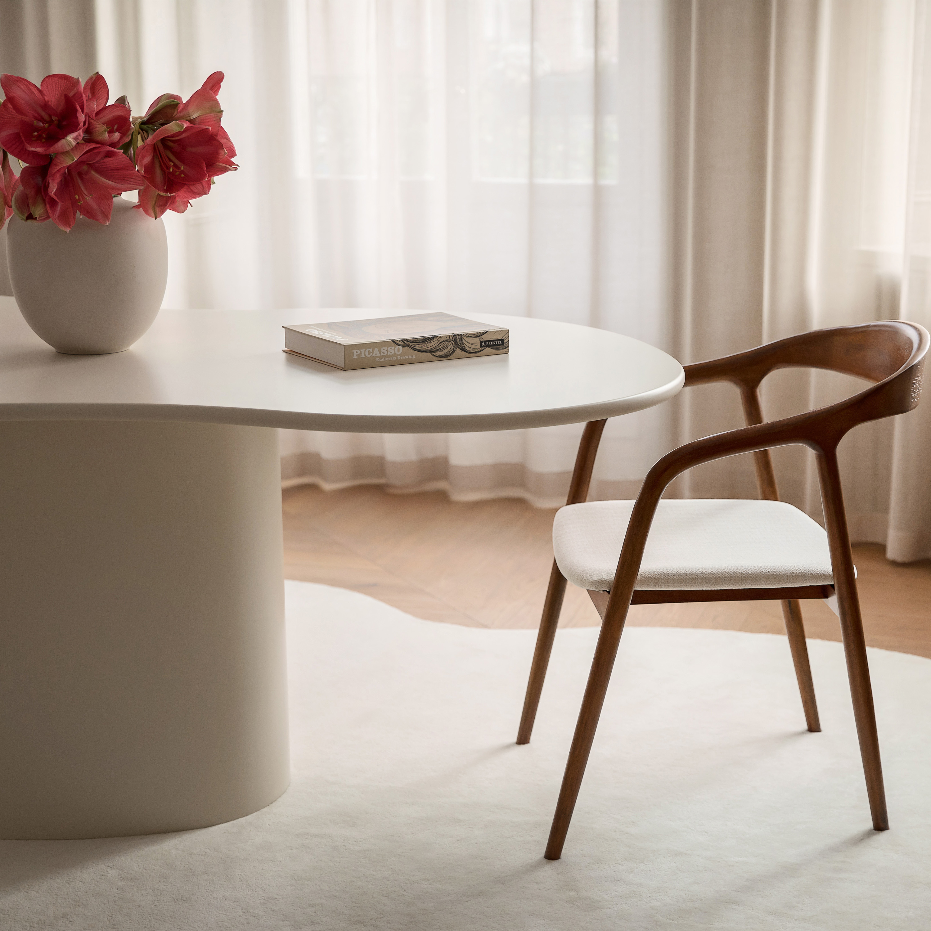 Sleepo Collection Sunday Matbord Creme 230cm