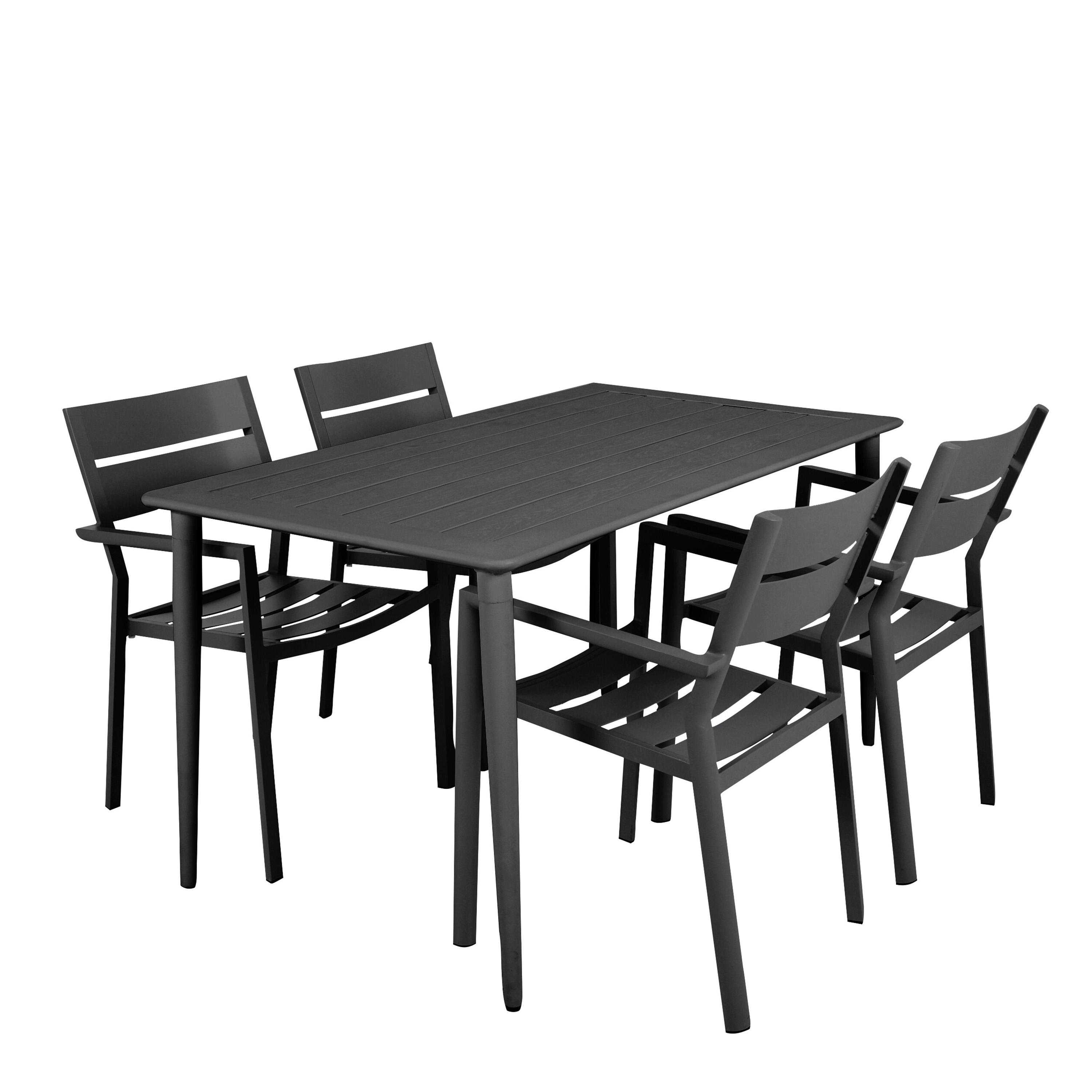 Brafab Nimes Matbord Svart 140x78cm