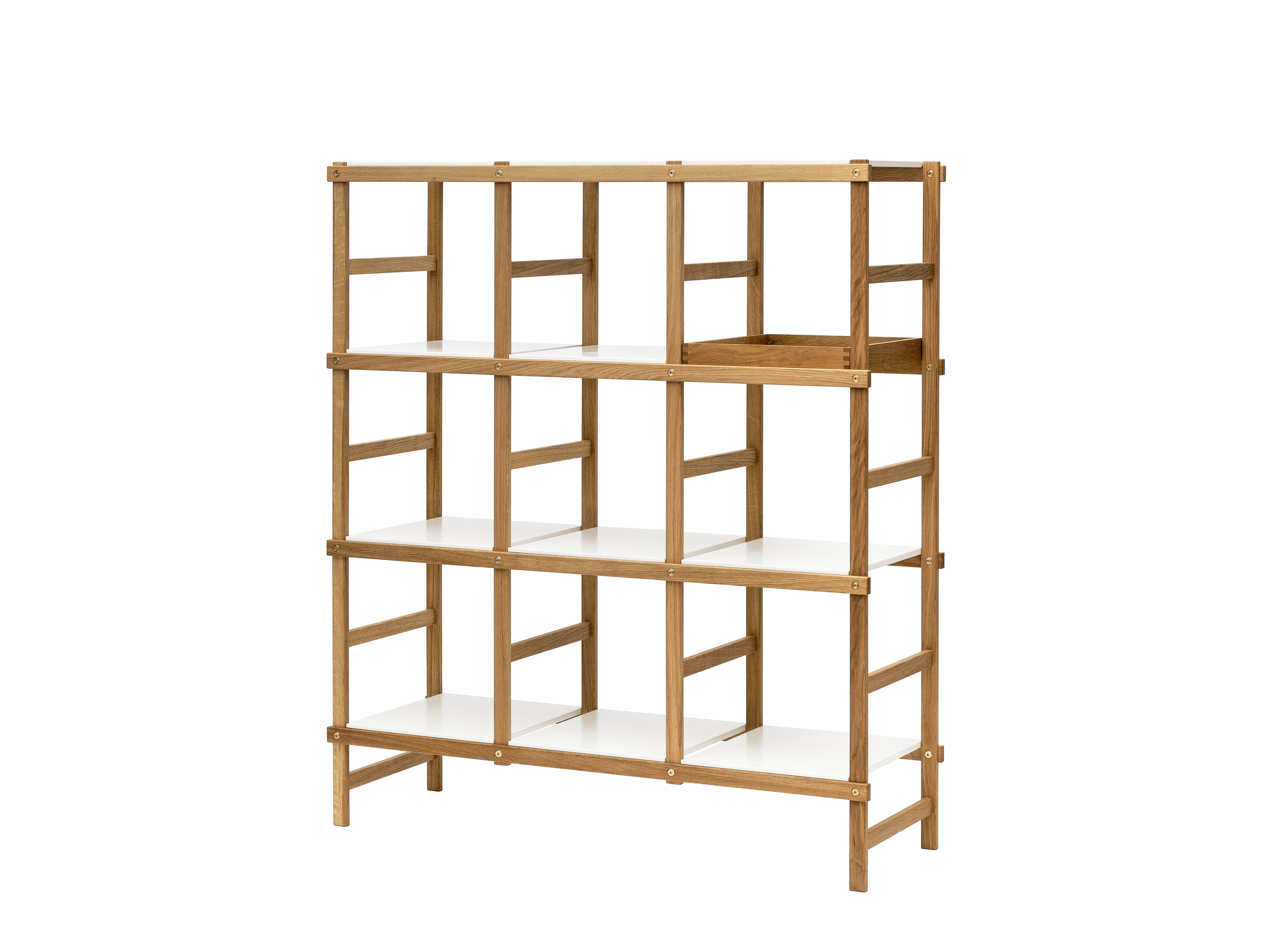 Design House Stockholm - Frame Hylla High Oak/White - Trä