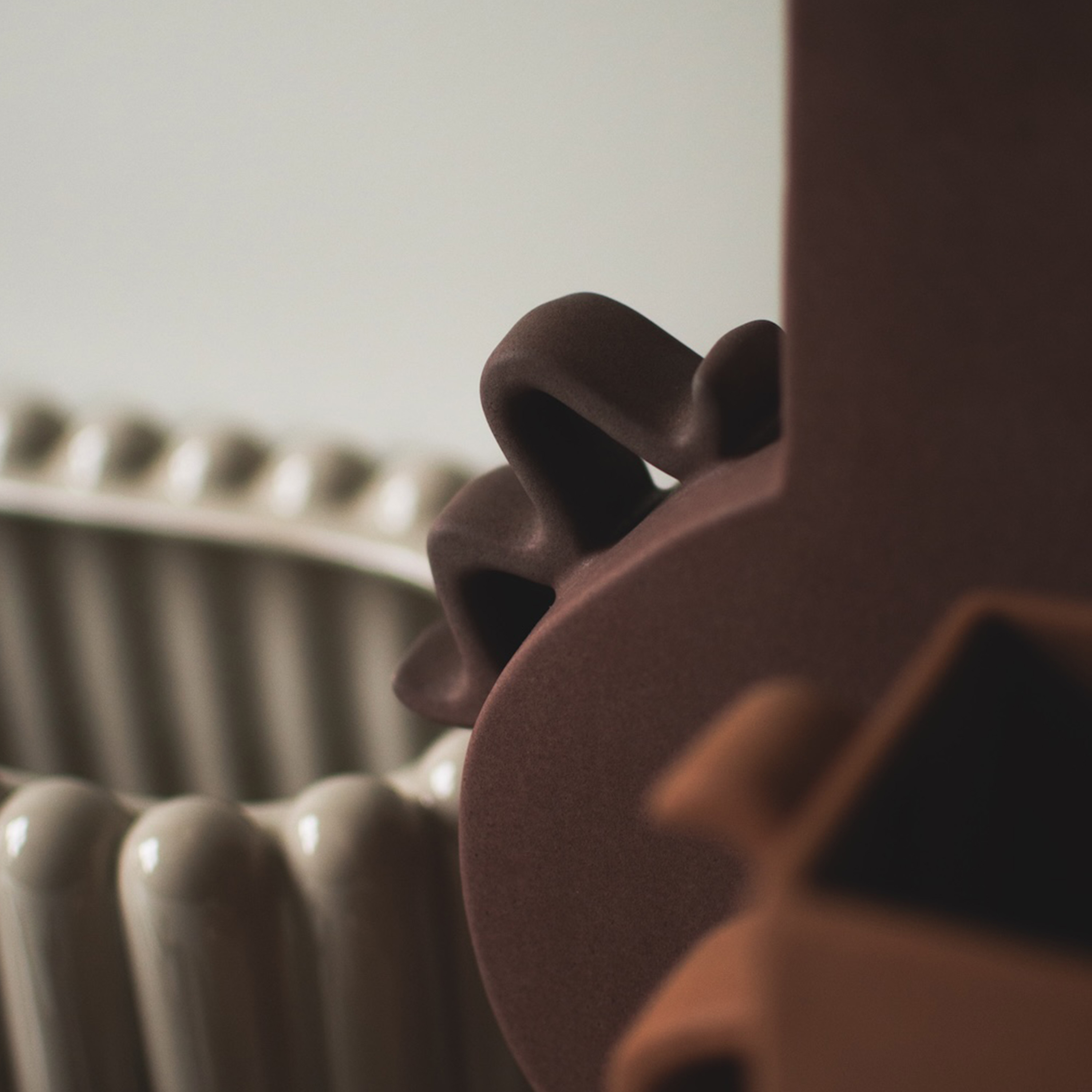 DBKD Flat Vase Terrakotta 25 cm