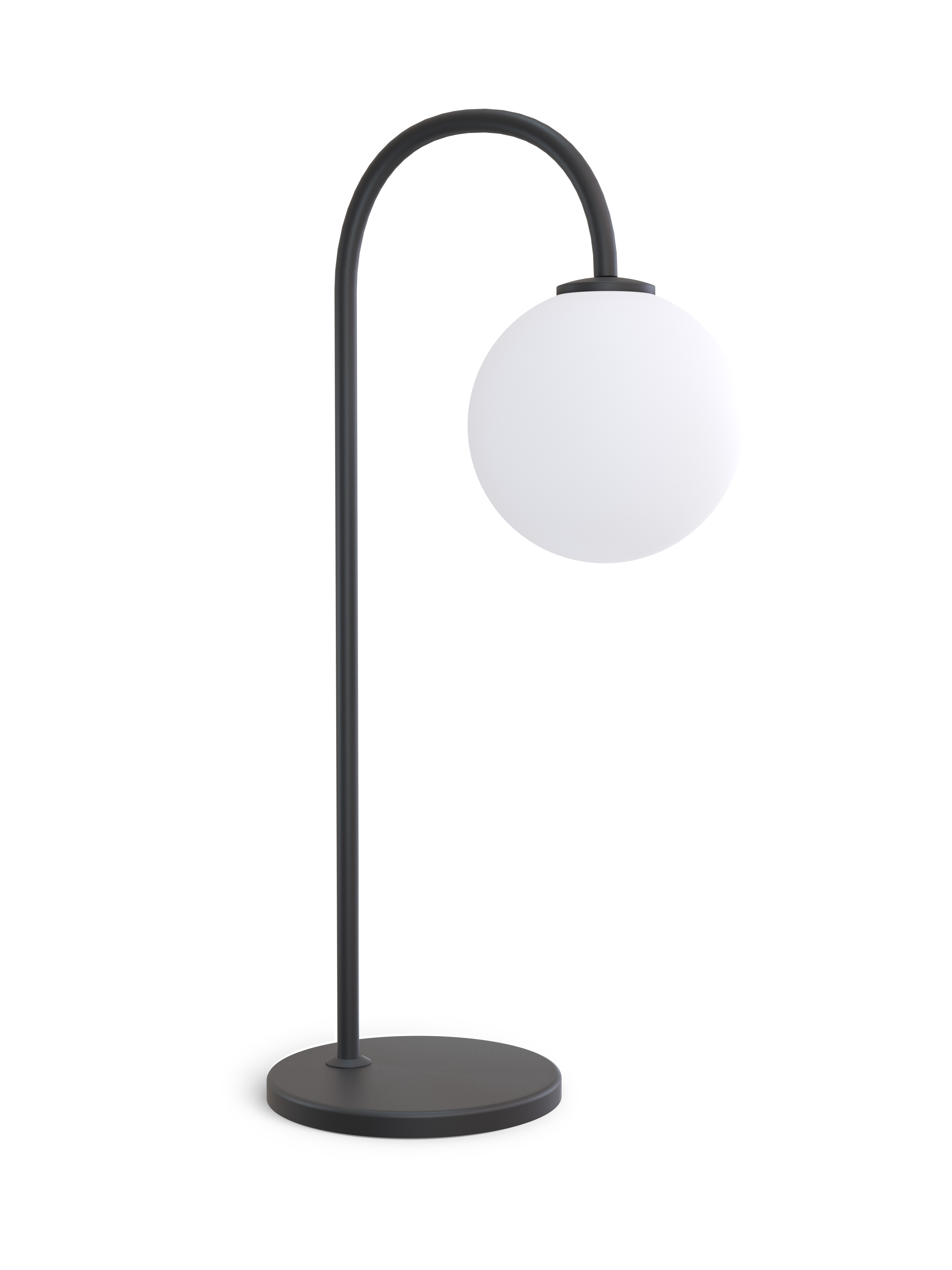 Herstal - Ballon Tischlampe Schwarz - Tischlampen