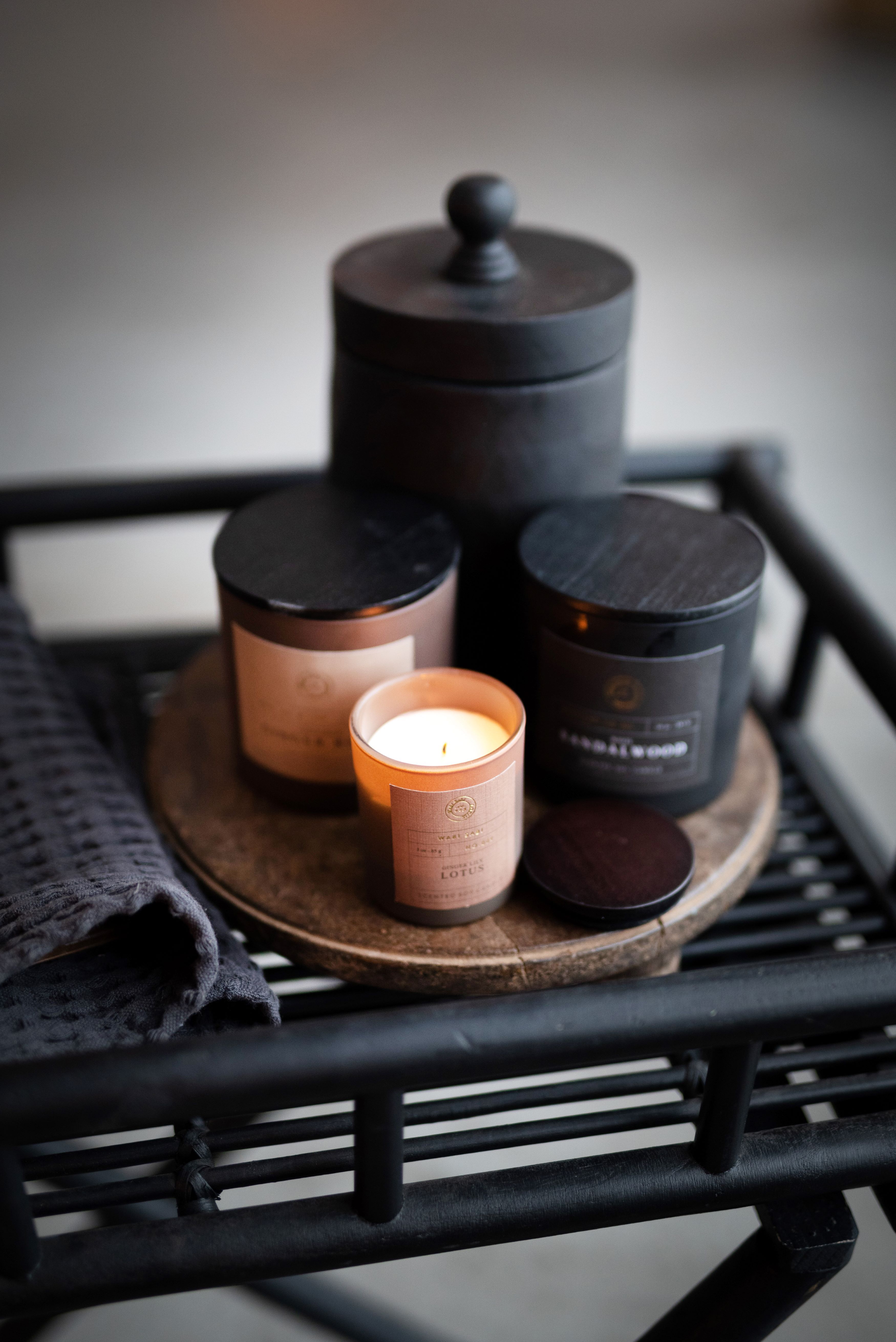 Wikholm Form Yasu Duftlys Wabi Sabi/Lotus 9cm