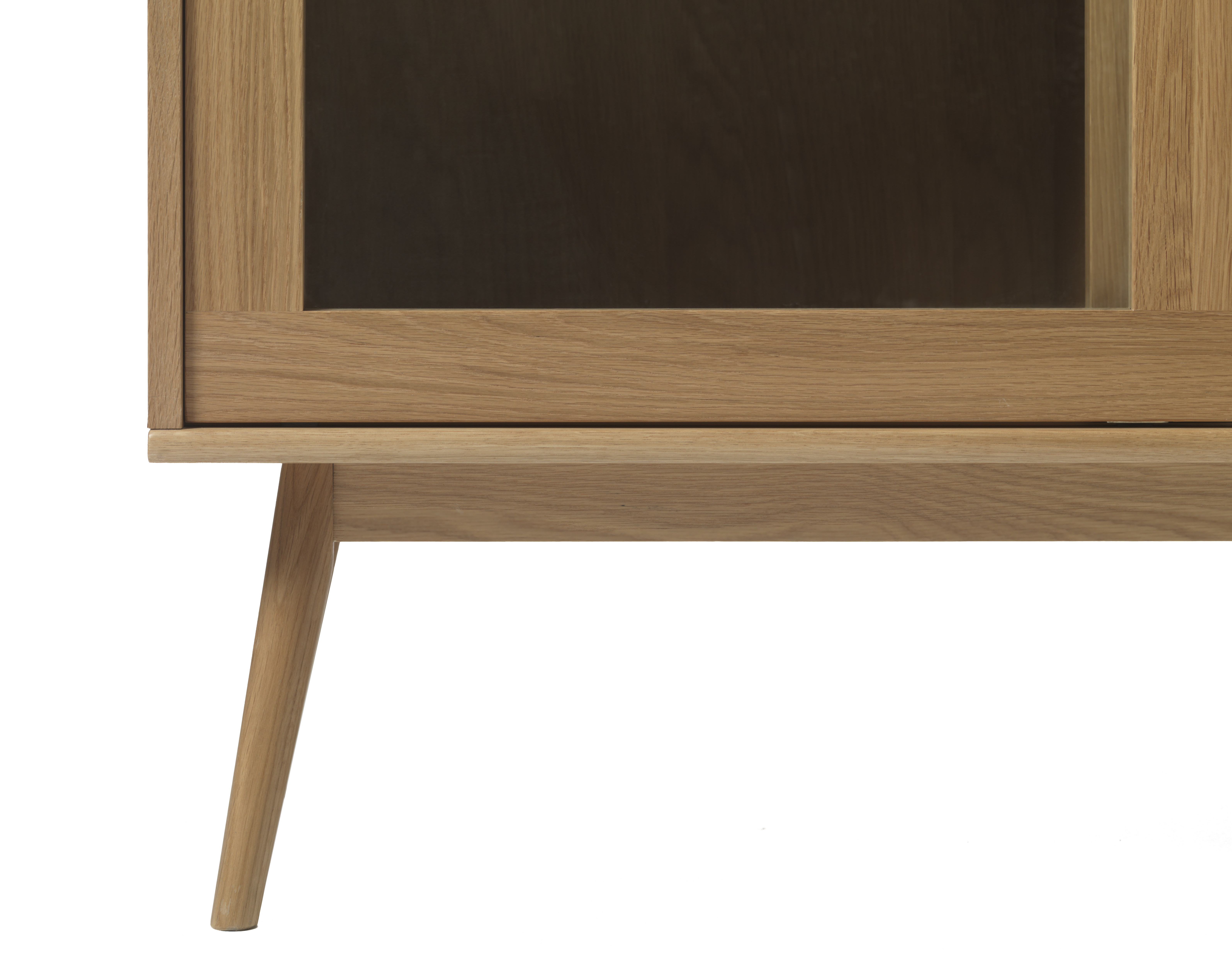 Nordic Home Sofia Vitriinikaappi Natural Oak 160cm