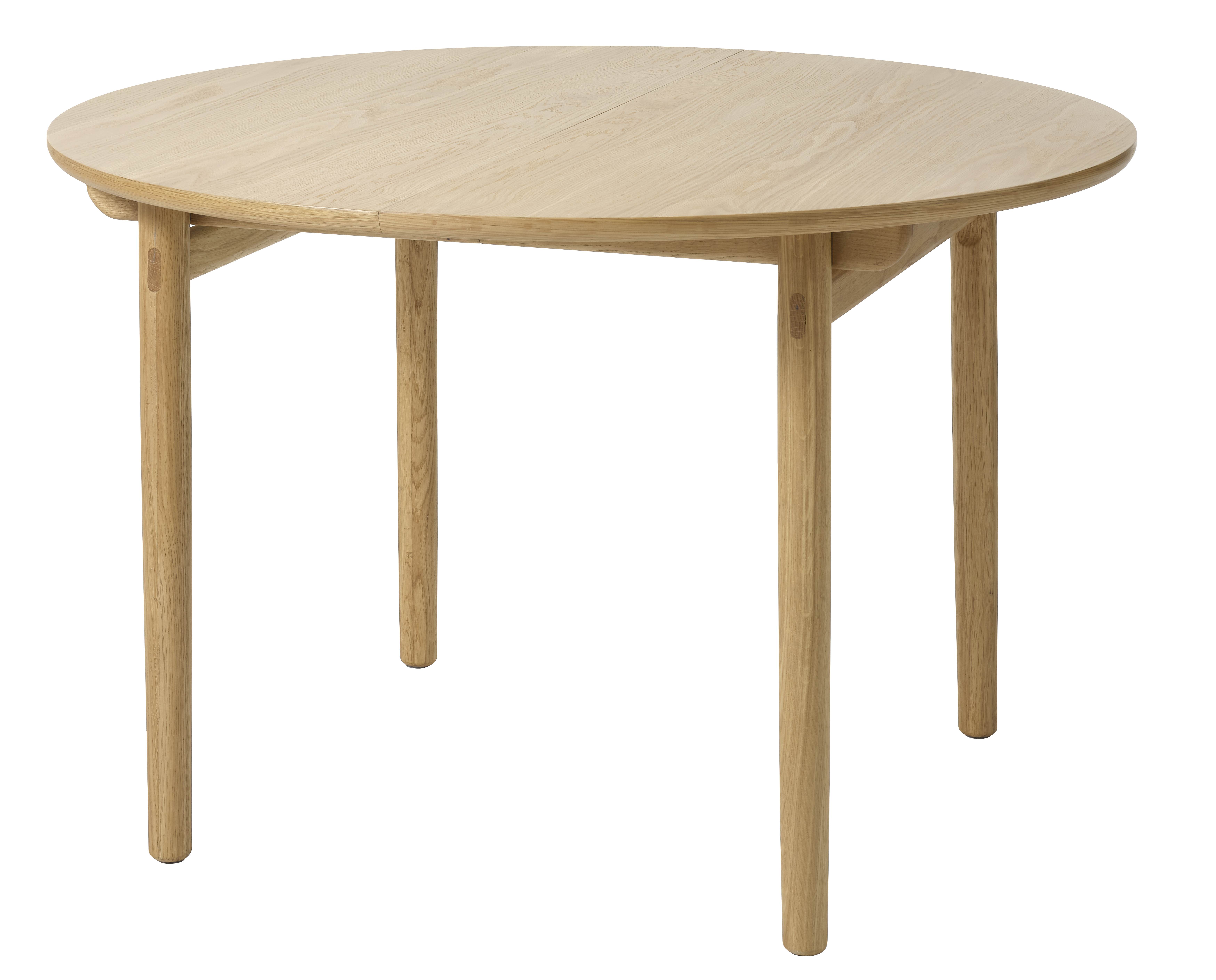 Nordic Home - Alice Ruokapöytä Natural Oak Ø120 Puu - Ek, Fanér, Plywood - Ruokapöydät