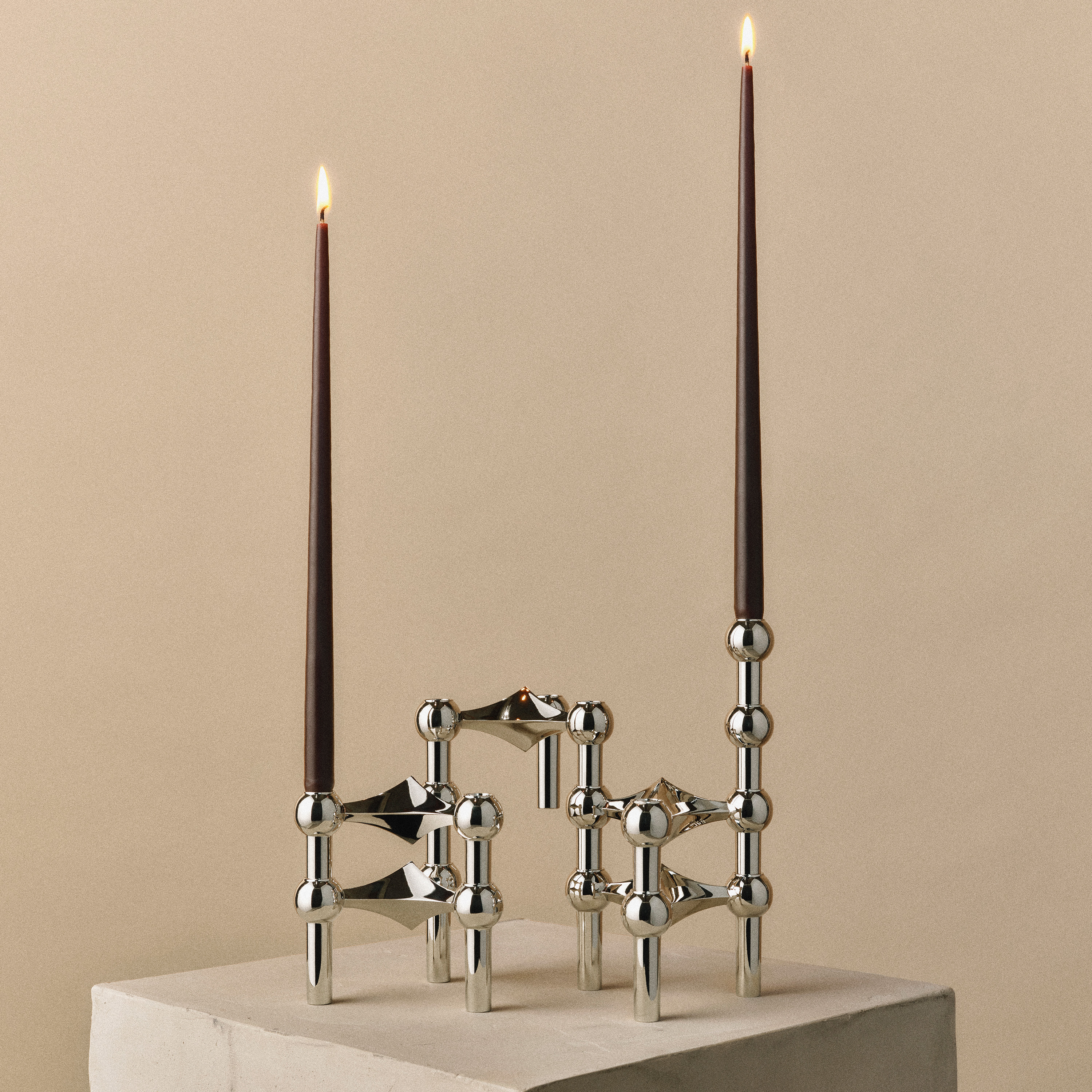 Stoff STOFF Nagel Kynttilä by Ester &amp; Erik Espresso 6-pack