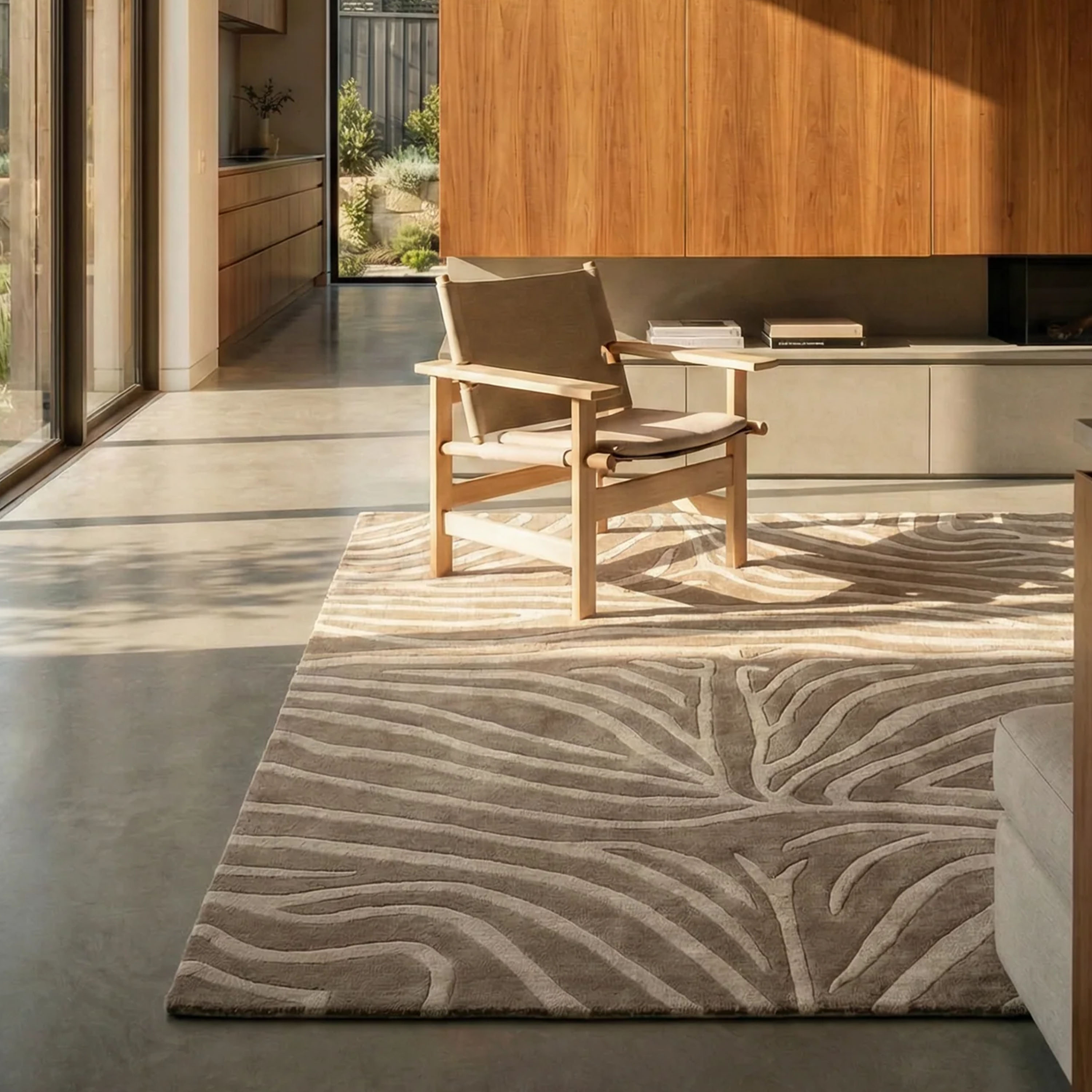 Classic Collection Zebra Ullteppe Beige 170x230