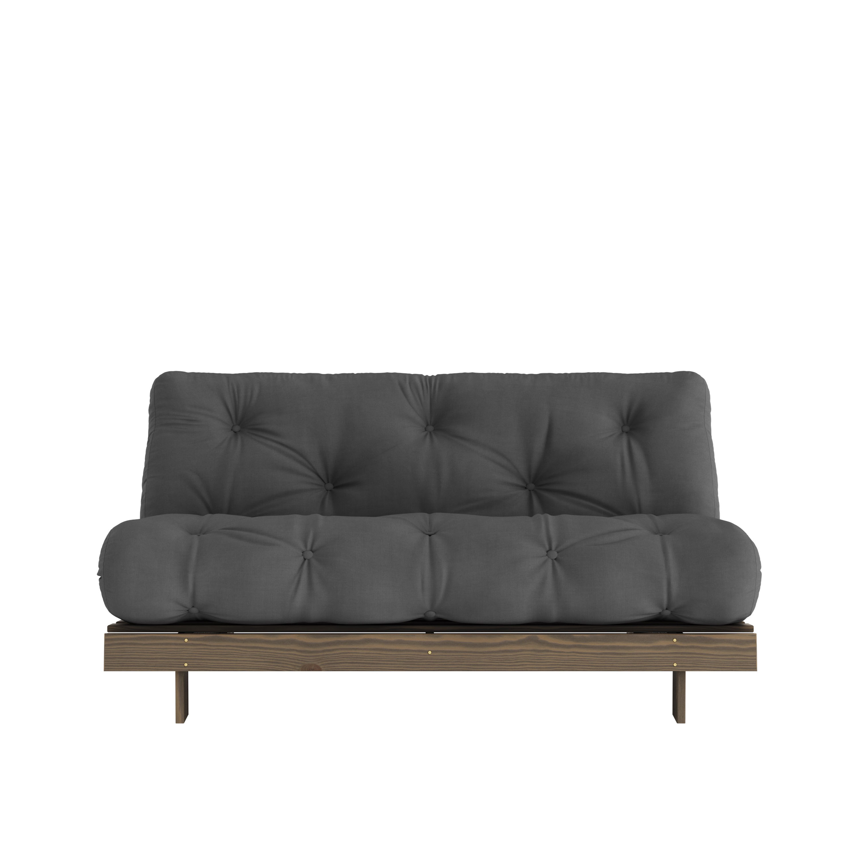 Karup Design Roots Vuodesohva Ruskea/Dark Grey 160cm