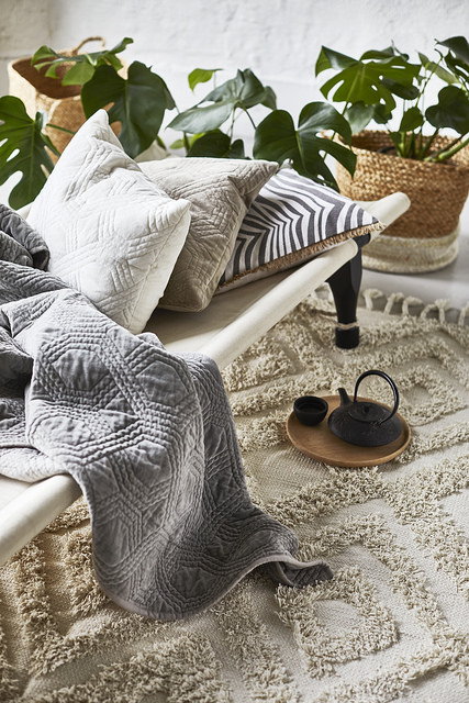 Classic Collection Zebra Dekokissen Titanium 50x50