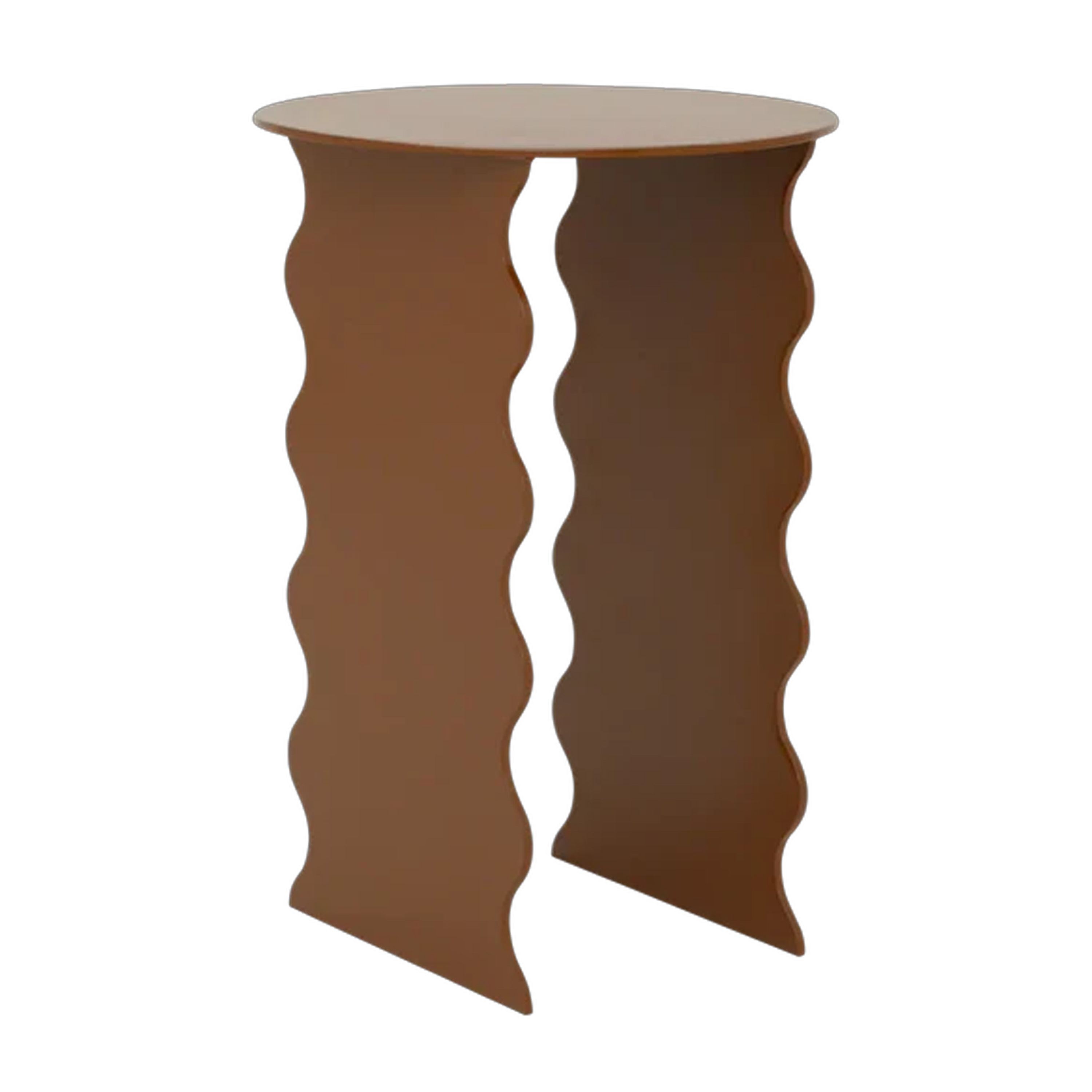 Urban Nature Culture Wavy Sidebord Adobe Ø30