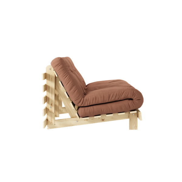 Karup Design Roots Bäddsoffa Natur/Clay Brown 140cm