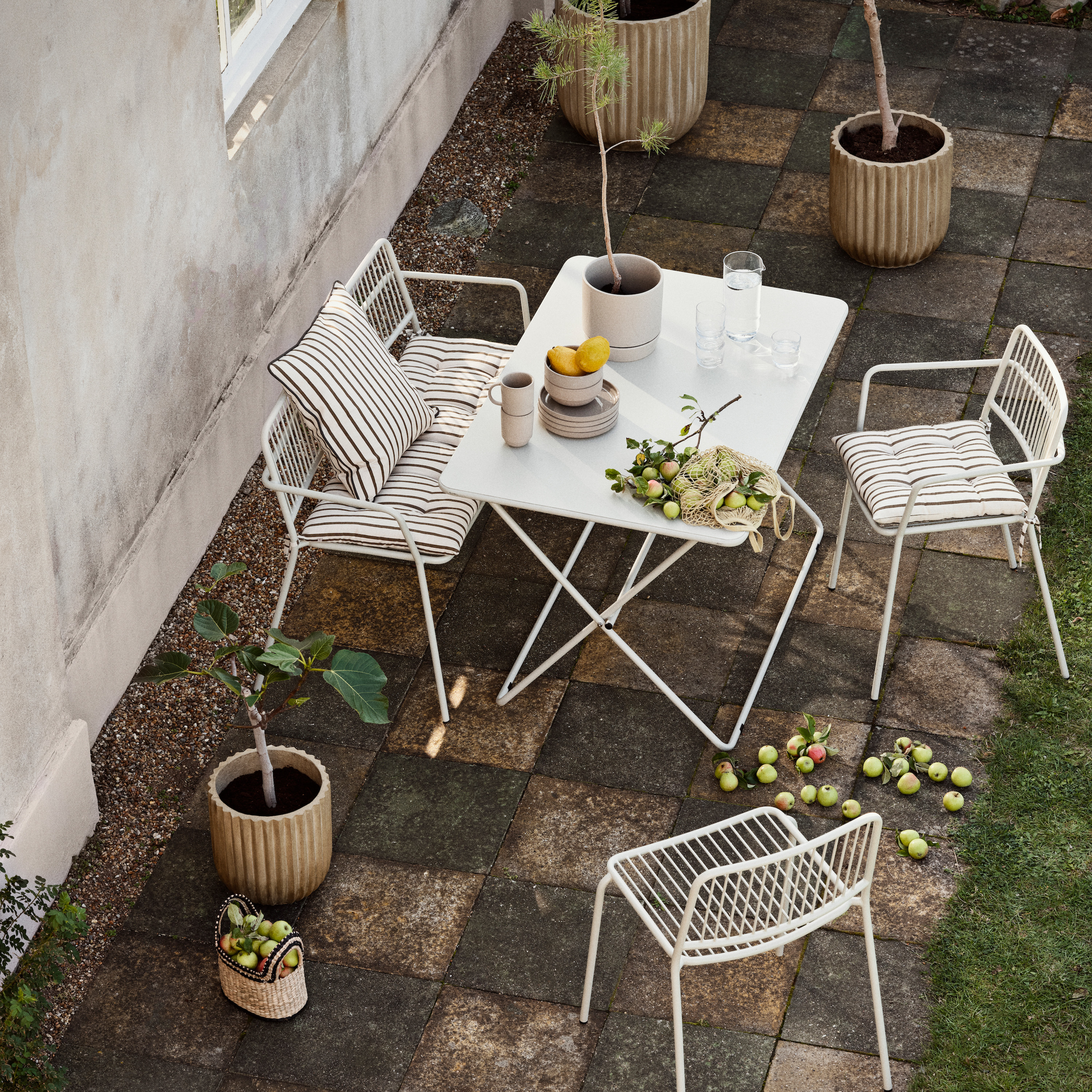 Broste Copenhagen Eden Matstol Beige Grey