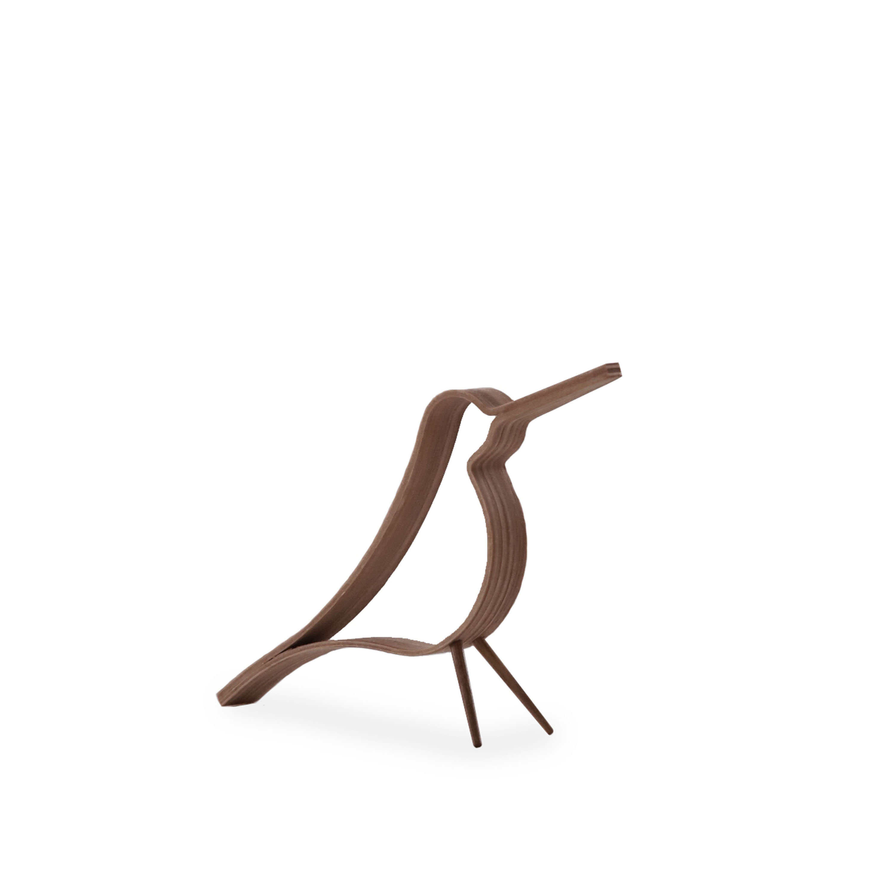 Woody Bird Dekorasjon Dark Oak Small