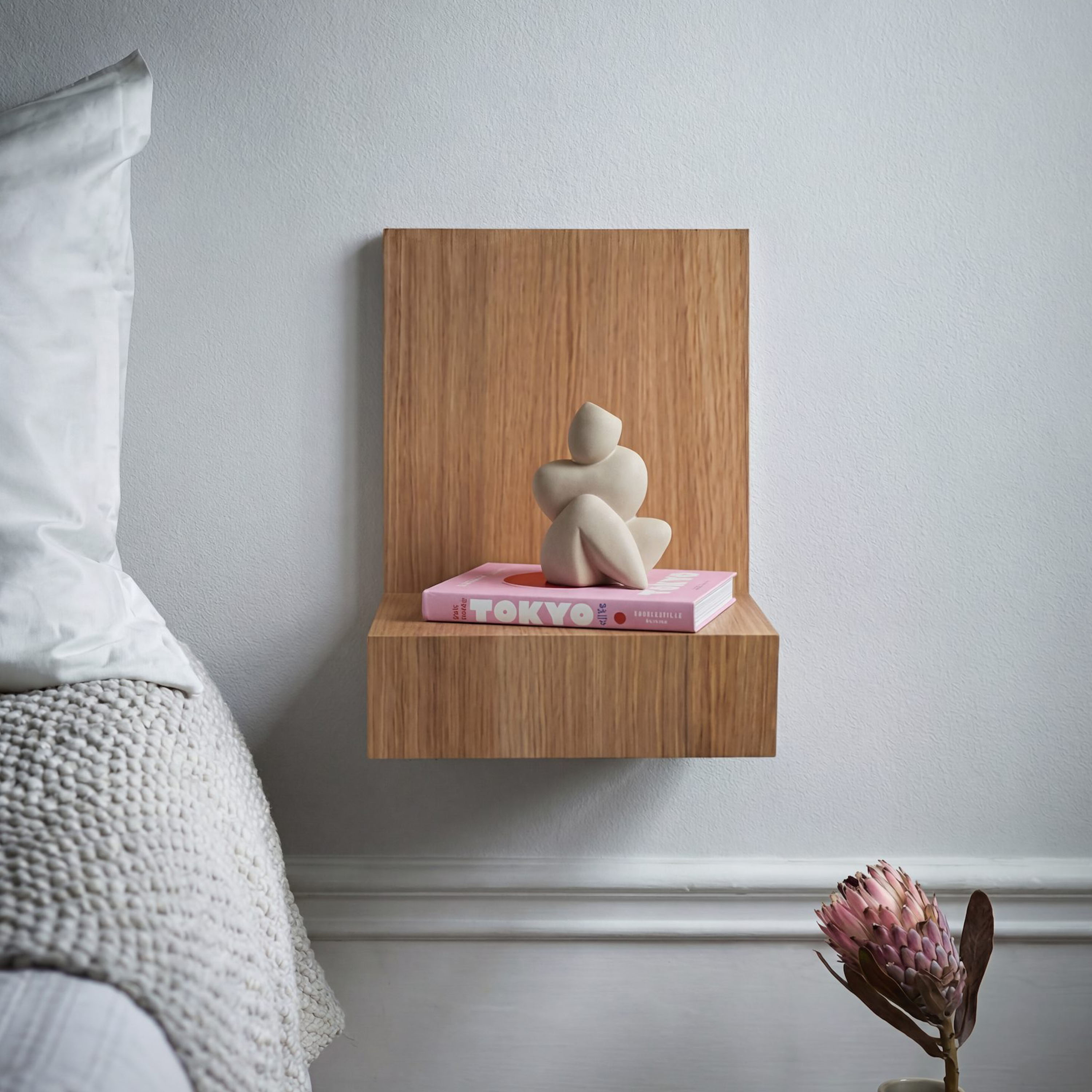 Maze L-Shelf Nachttisch Eiche
