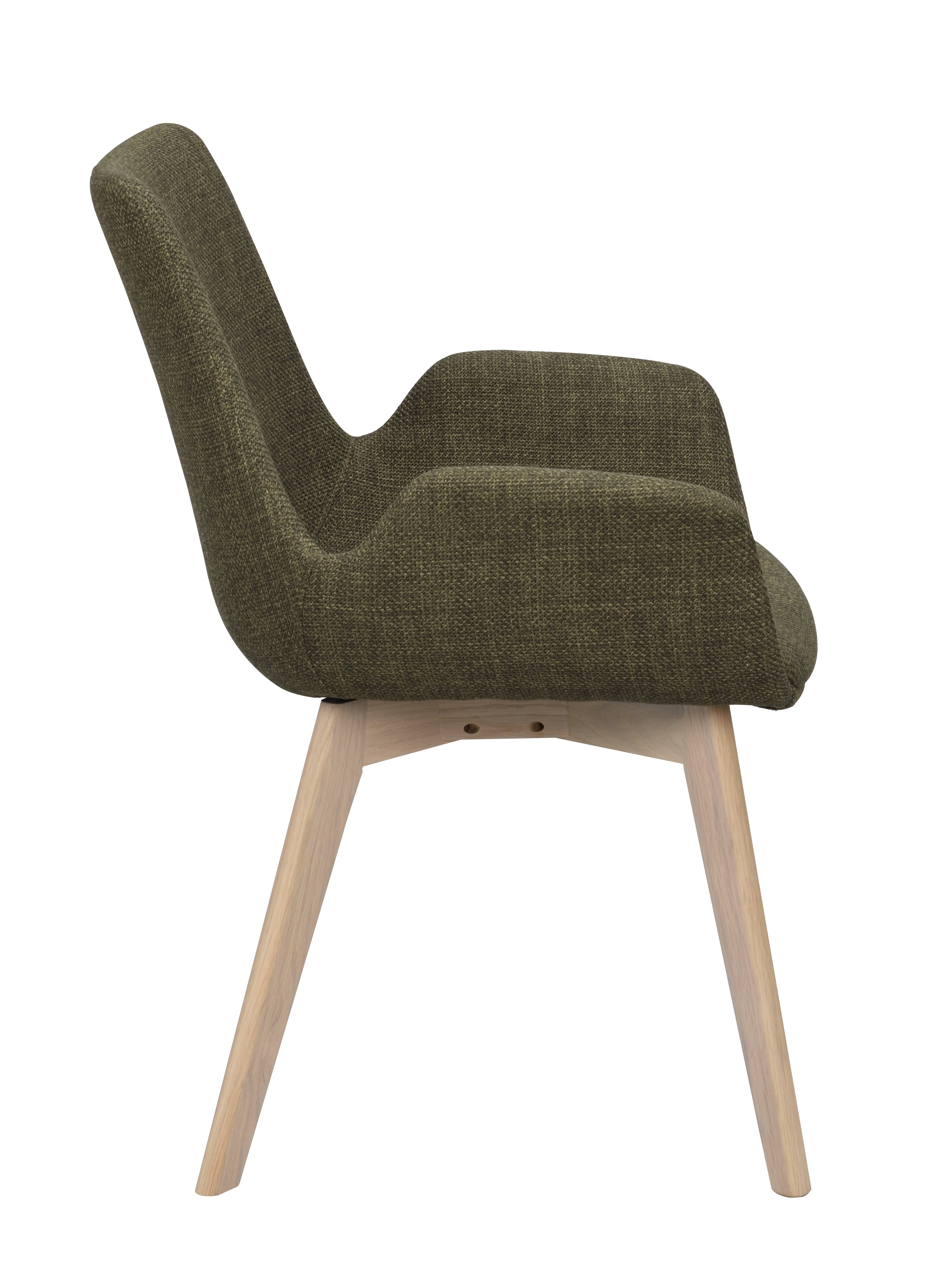 Rowico Home Drimsdale Armlehnstuhl Grün/Weiß pigmentiert