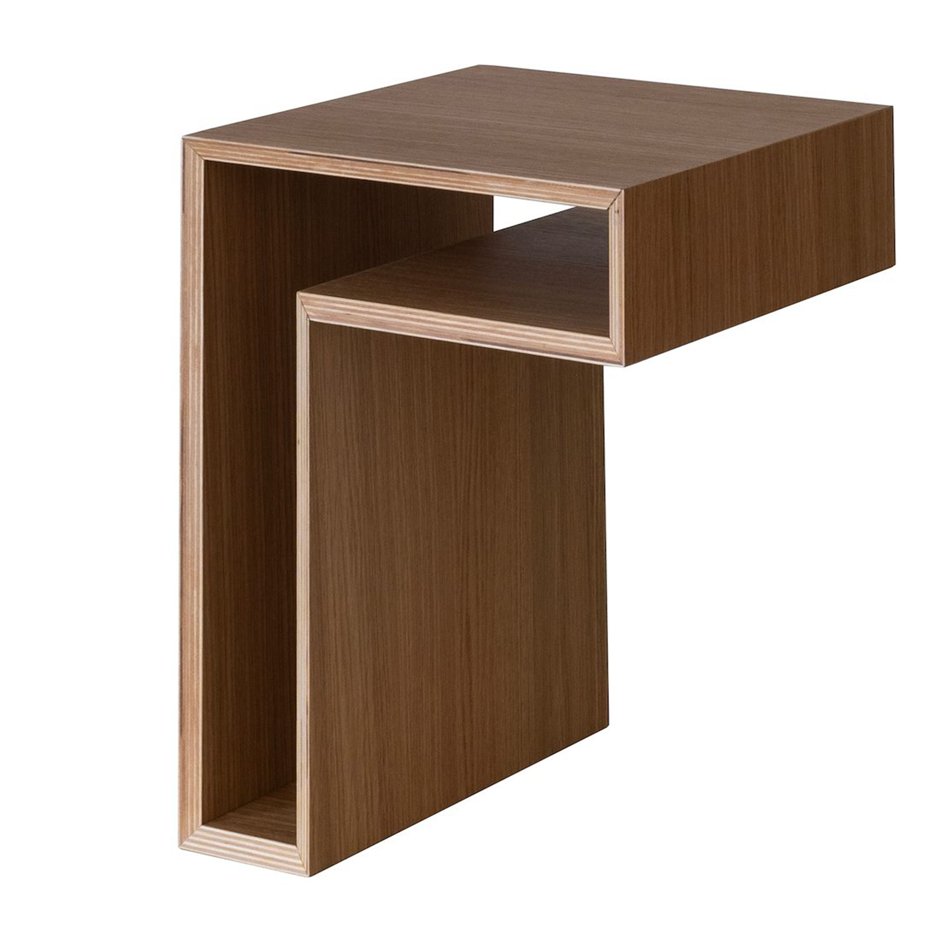 Maze L-Shelf Yöpöytä Pähkinä