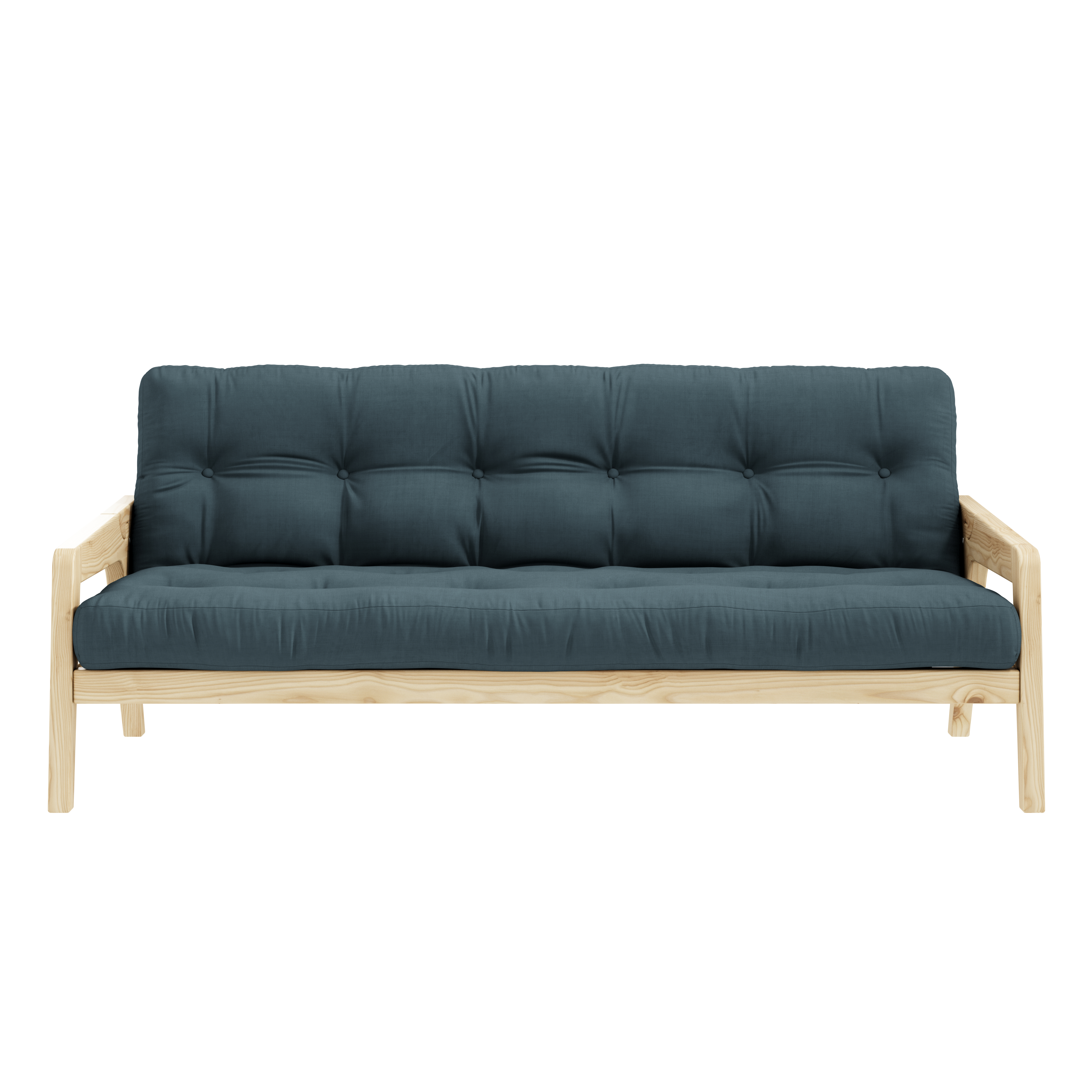 Karup Design Grab Sovesofa Natur/Petrol Blue 204cm