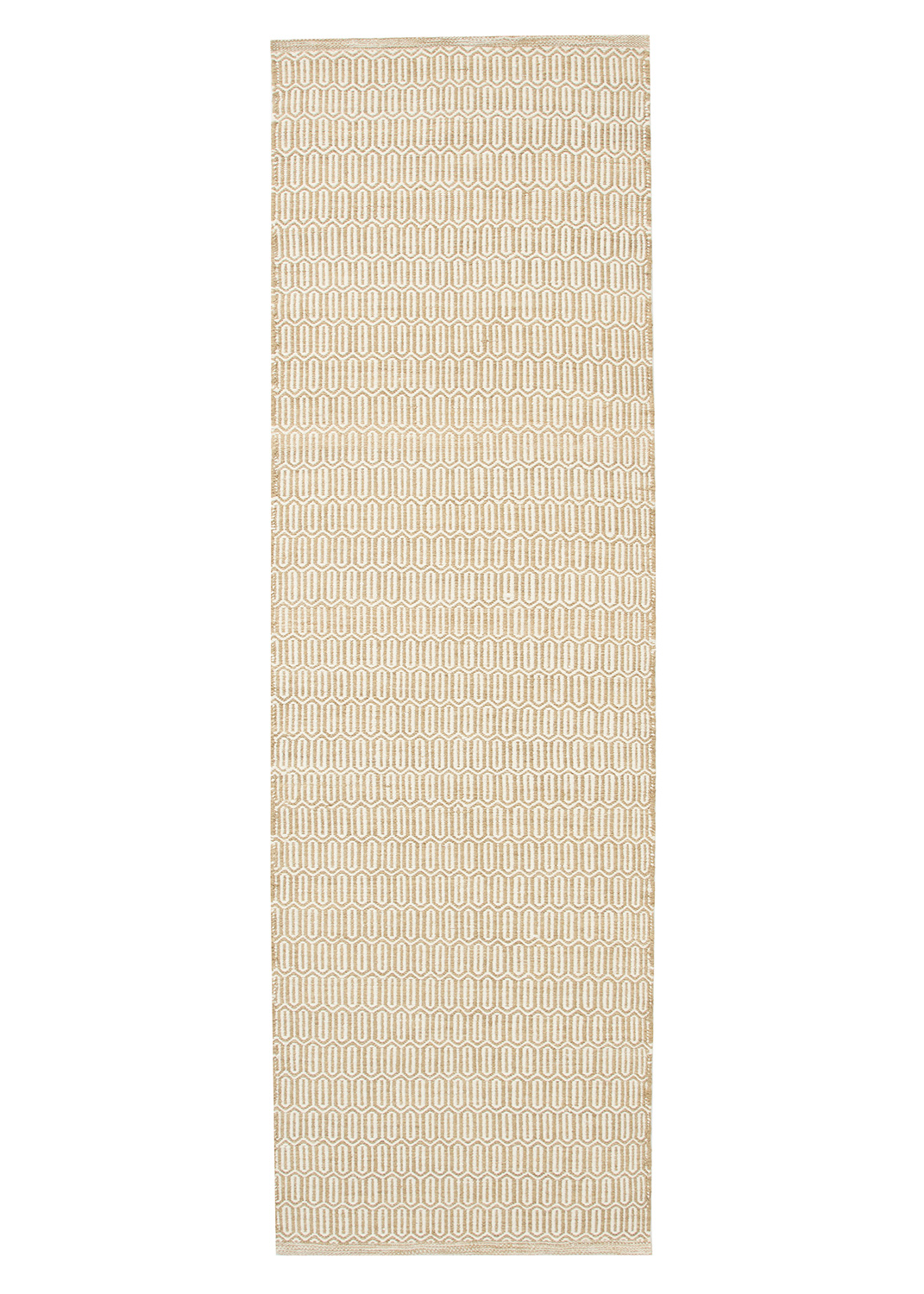 Mohini Gångmatta Ull Beige 80x250