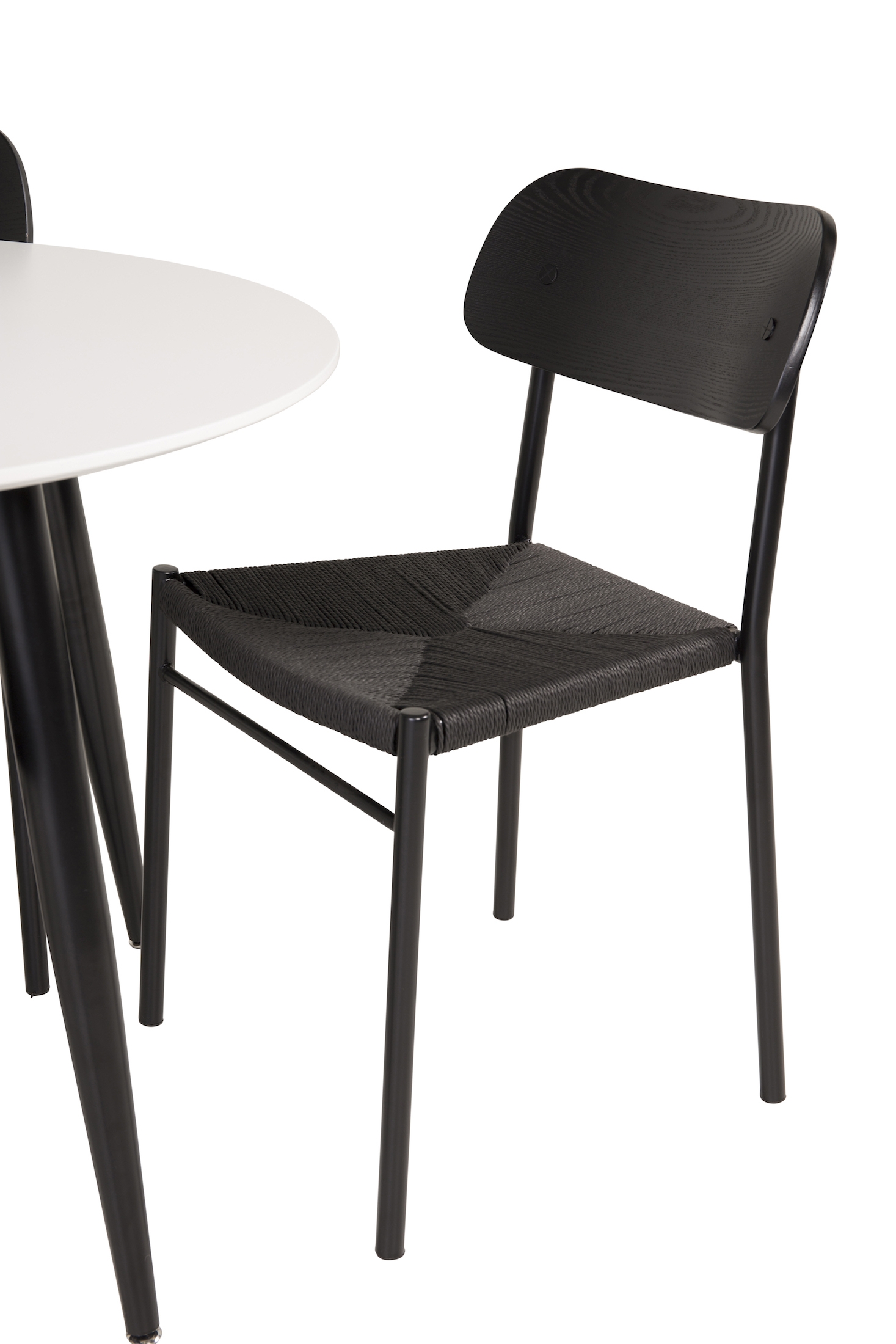 Venture Home Ellie Matstol Svart/Svart