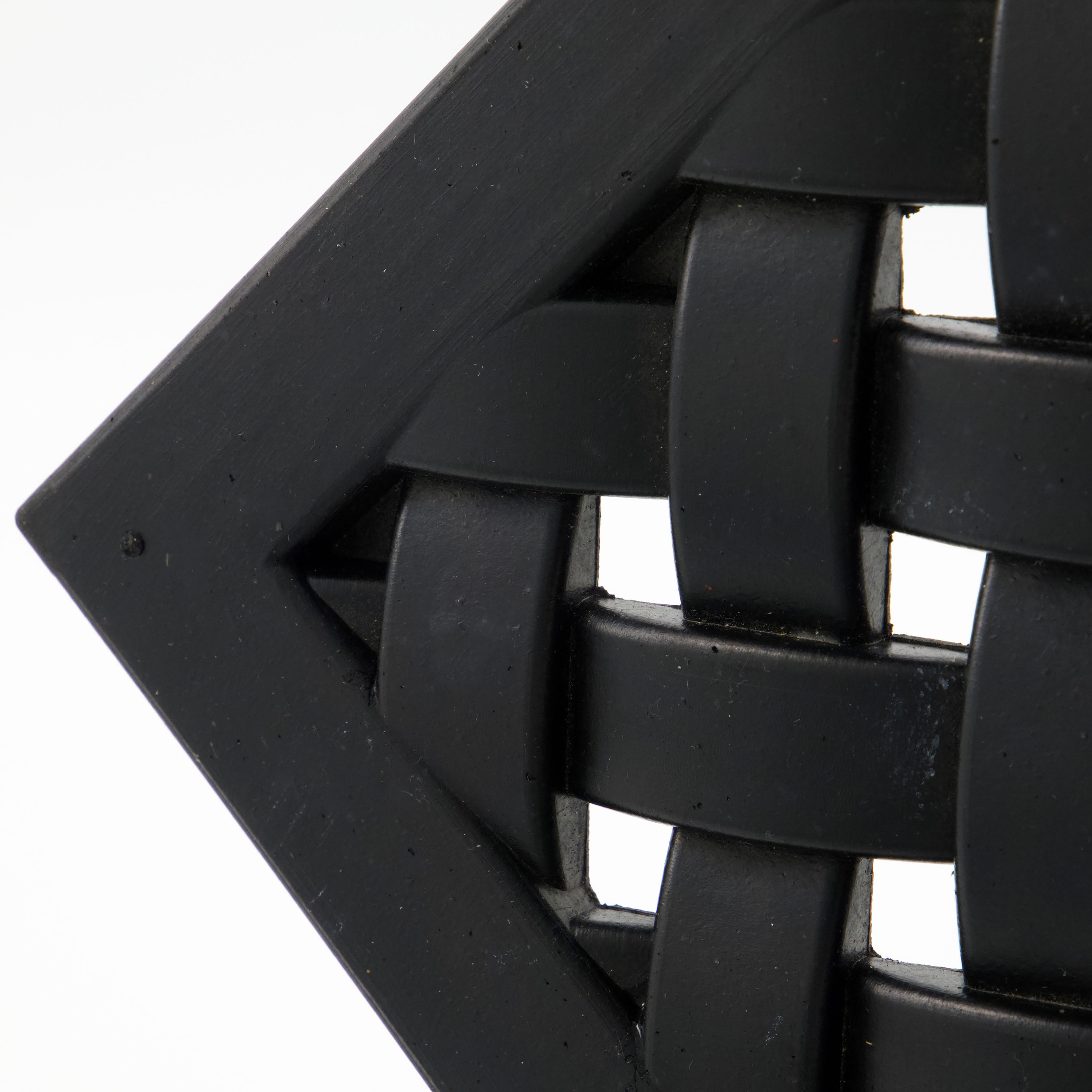 House Doctor Braid Eteismatto Musta 60x40