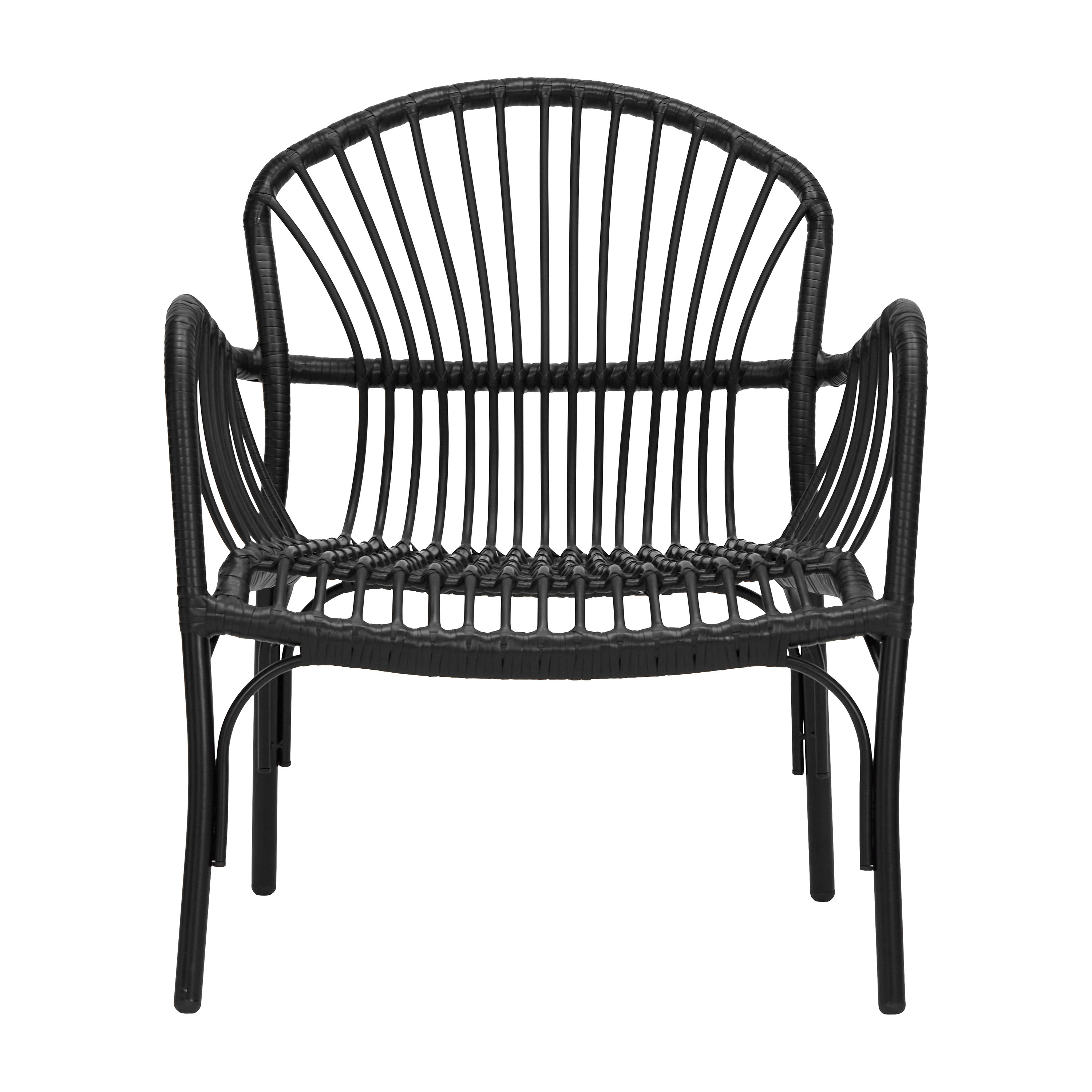 House Doctor Brea Lounge-tuoli Musta