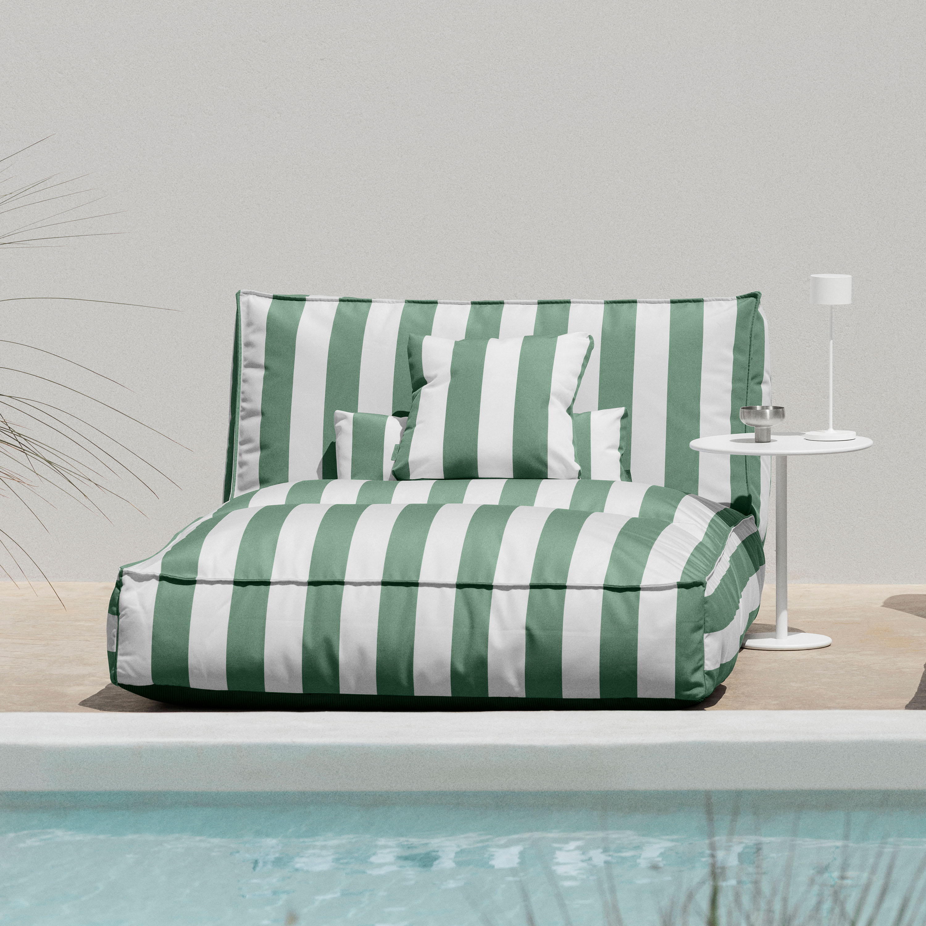 Blomus Stay Päivävuode Duck Green/Lily White 120x190