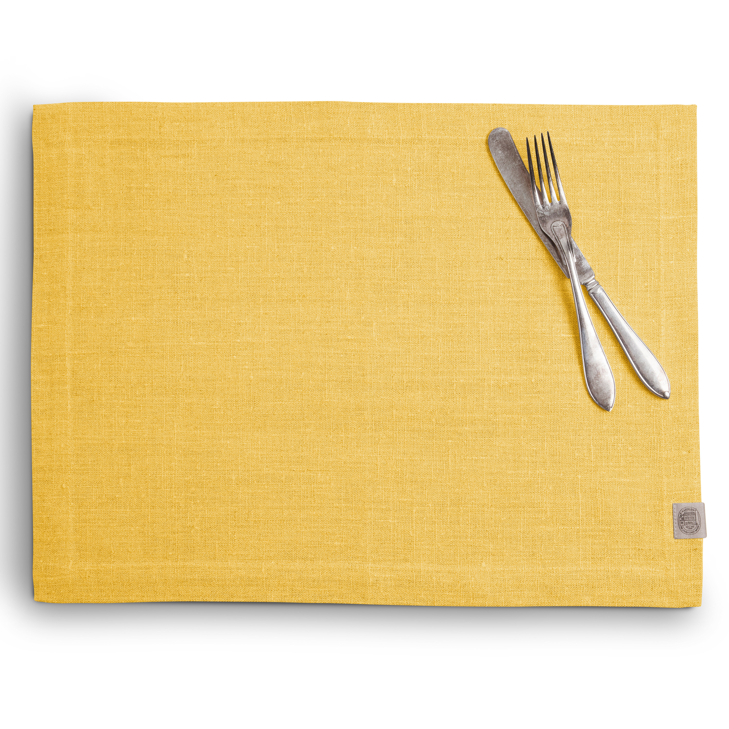 Classic Tablett Linne Lemon 37x50